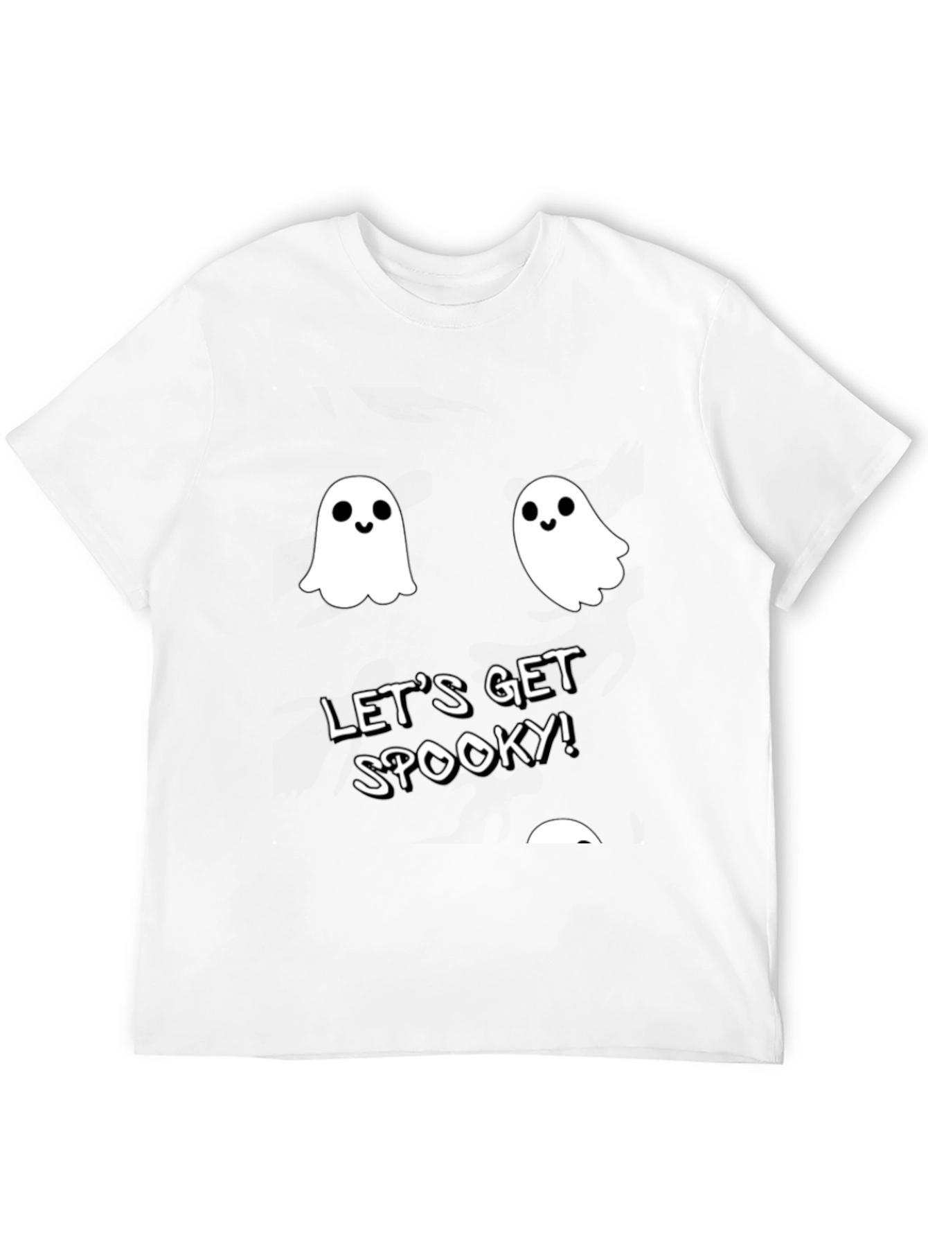 Spooky Season Tee - Ghost Graphic T-Shirt
