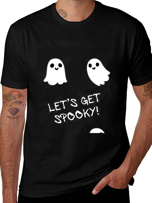 Spooky Season Tee - Ghost Graphic T-Shirt