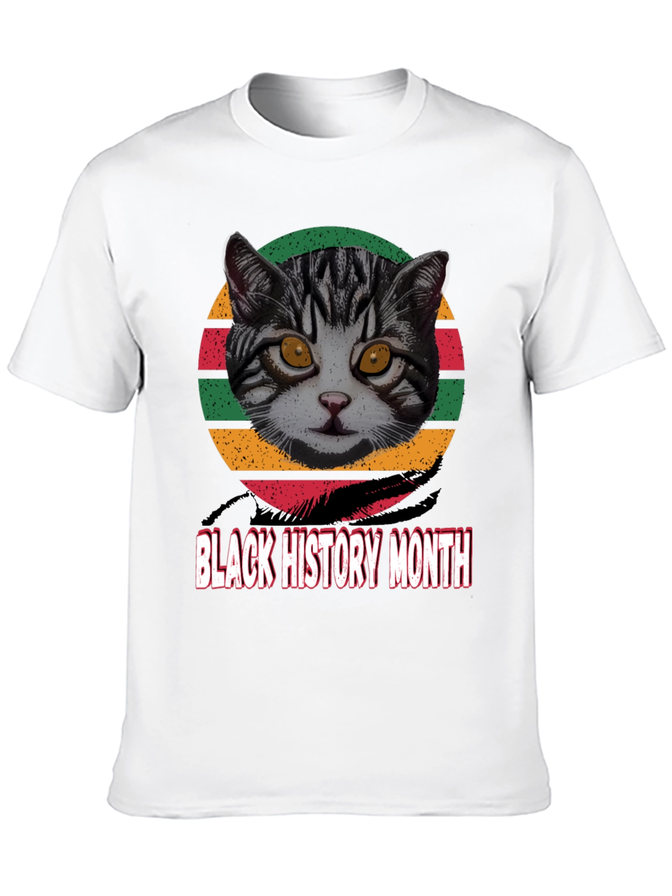 Black History Month Cat T-Shirt