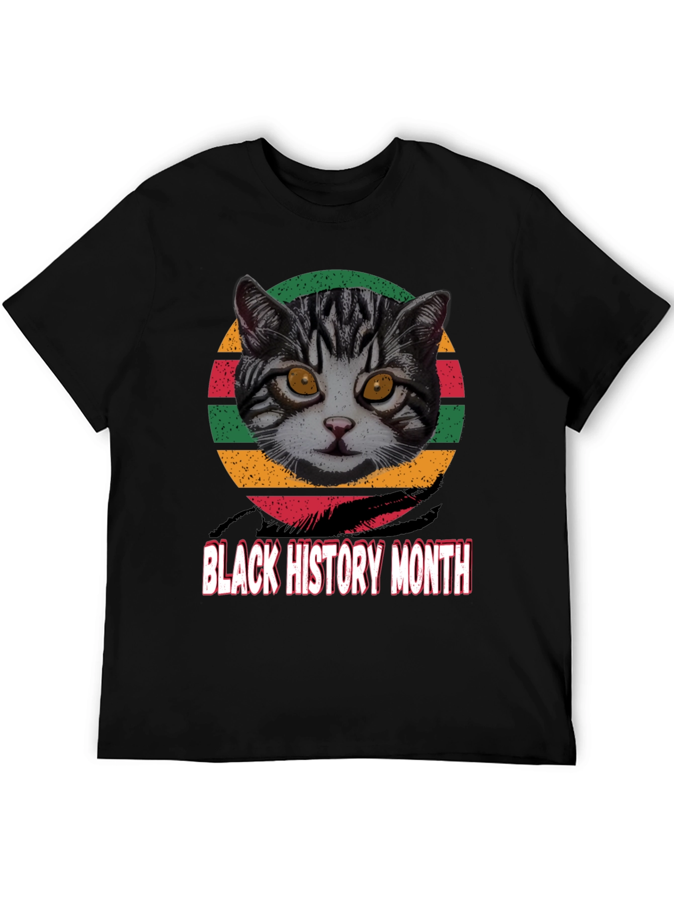 Black History Month Cat T-Shirt
