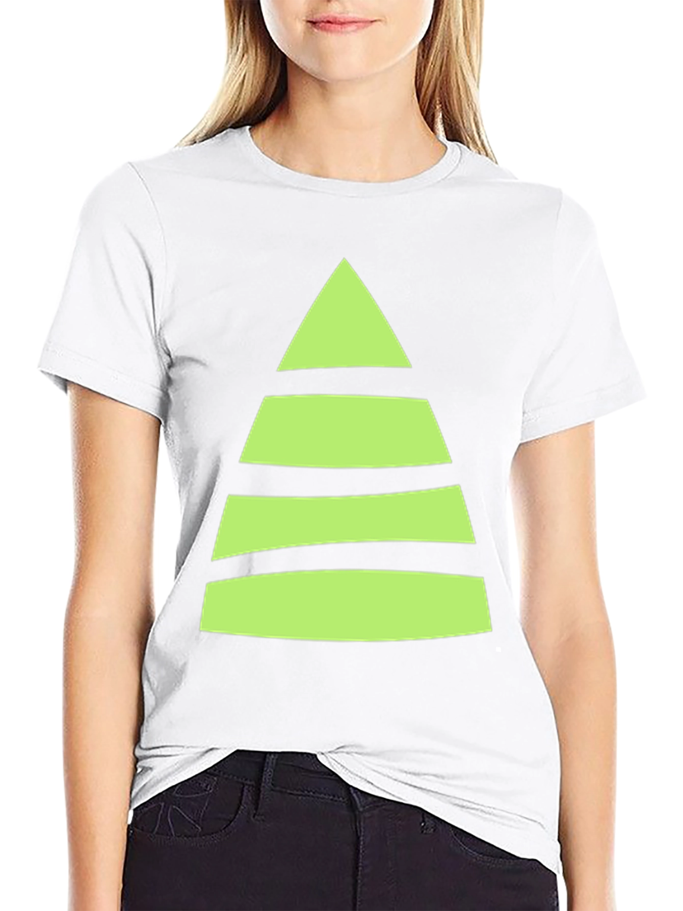 Striped Christmas Tree T-Shirt