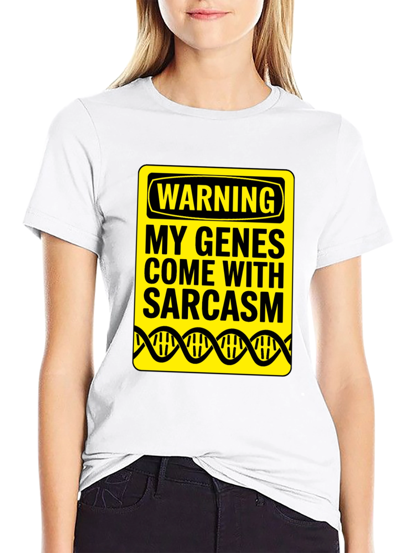 Sarcasm Genes Novelty Graphic Tee