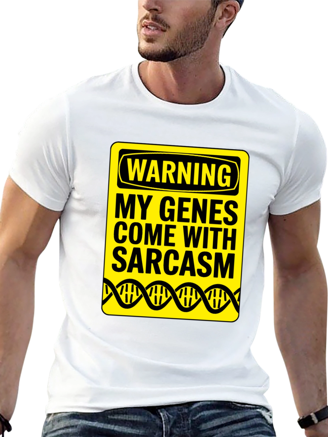 Sarcasm Genes Novelty Graphic Tee