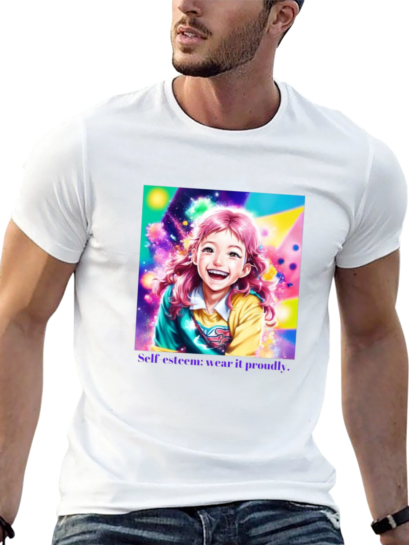 Expressive Anime Girl T-Shirt: Wear Your Confidence