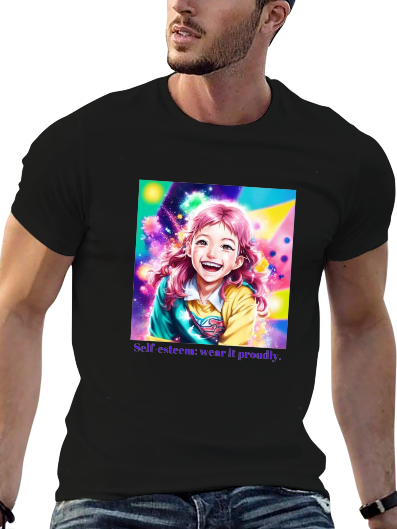 Expressive Anime Girl T-Shirt: Wear Your Confidence