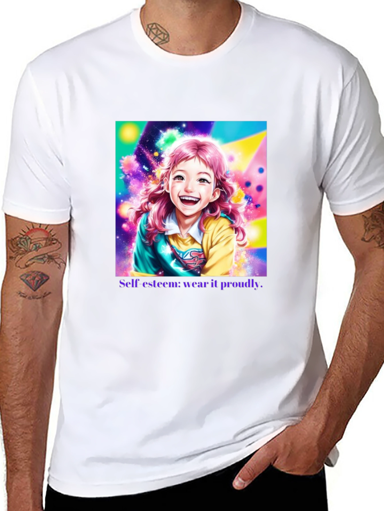 Expressive Anime Girl T-Shirt: Wear Your Confidence