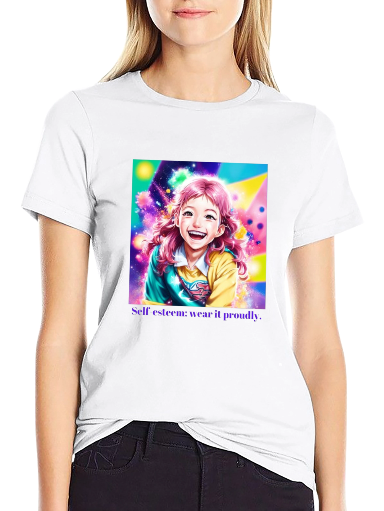 Expressive Anime Girl T-Shirt: Wear Your Confidence