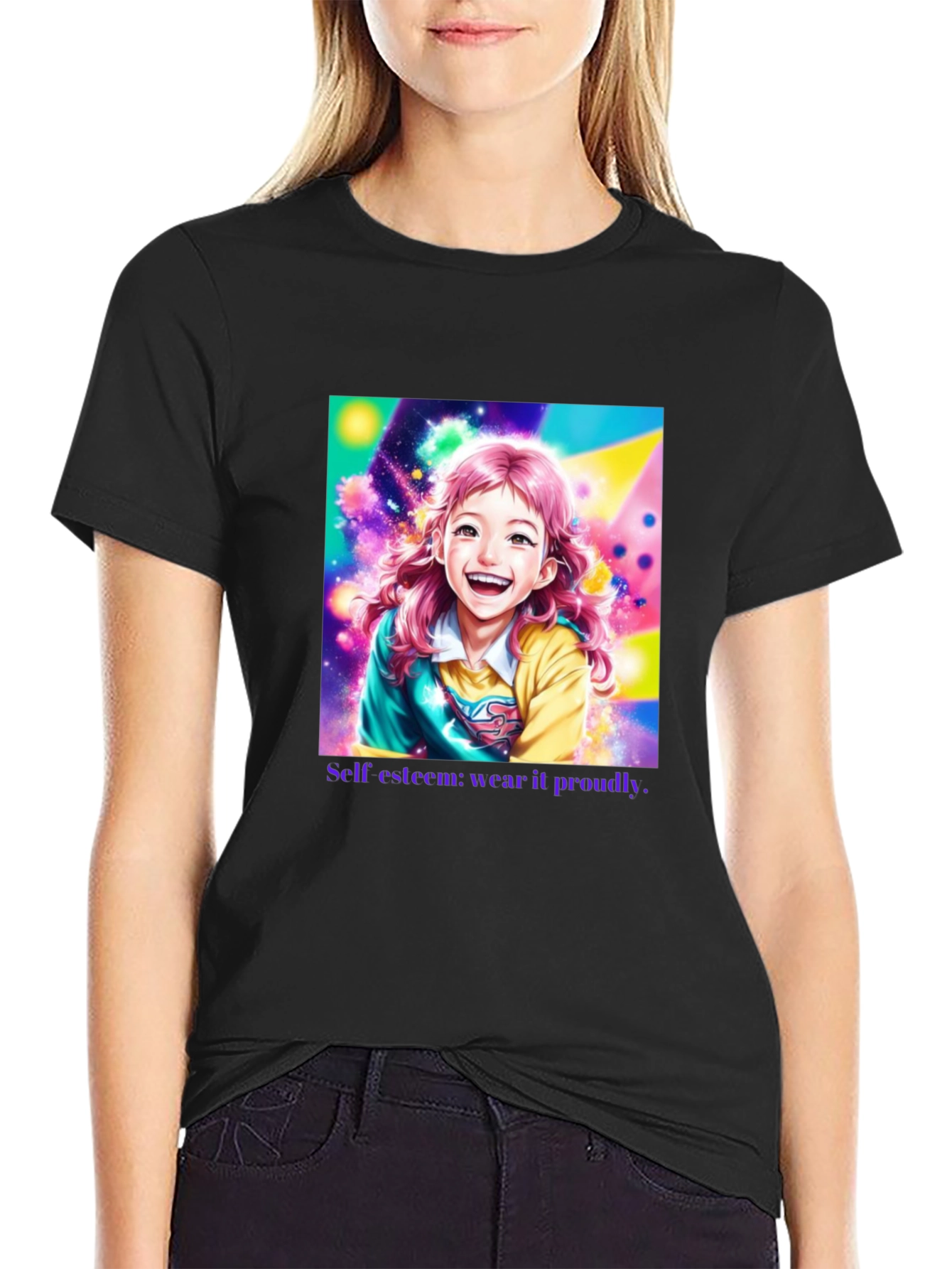 Expressive Anime Girl T-Shirt: Wear Your Confidence