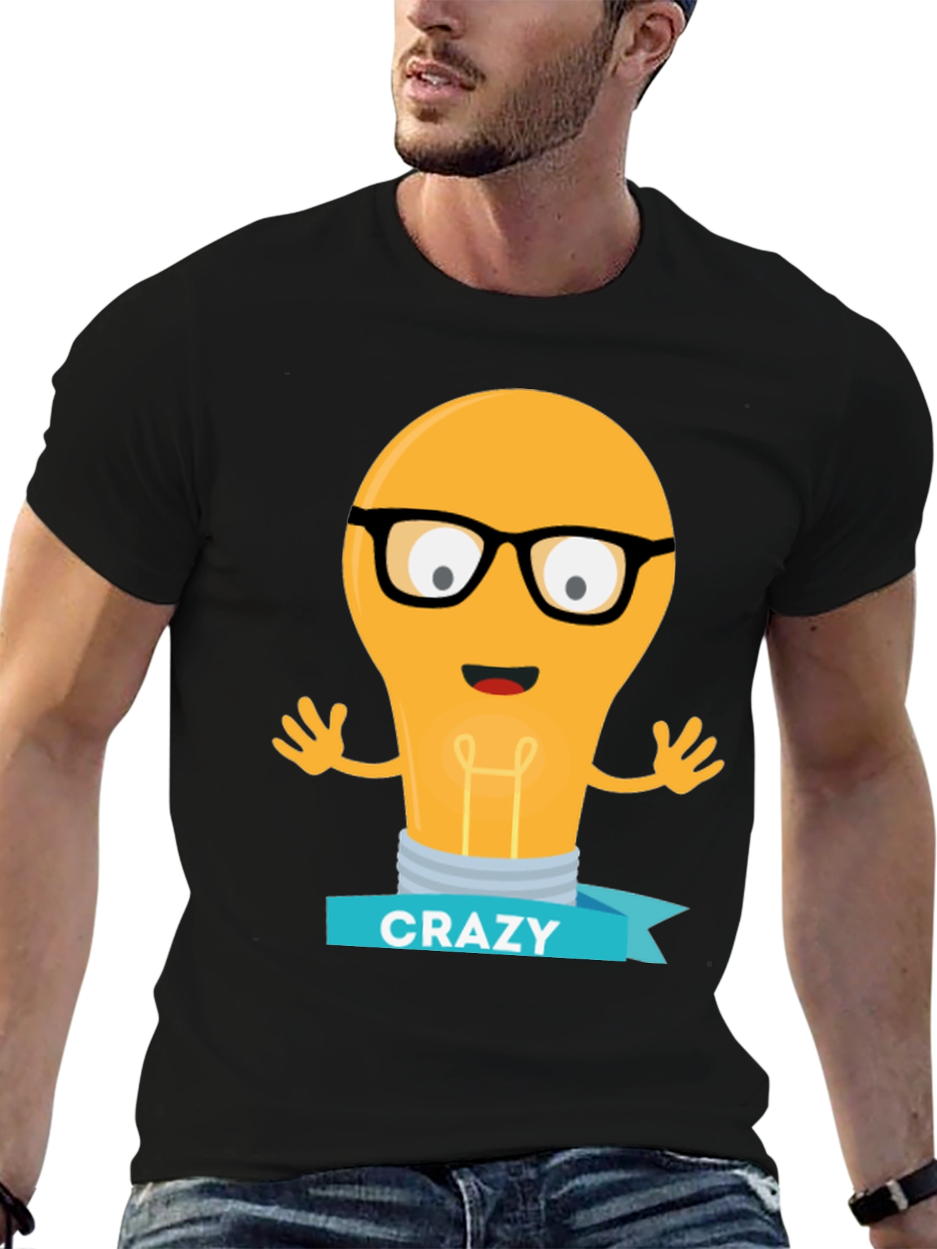 Crazy Lightbulb T-Shirt