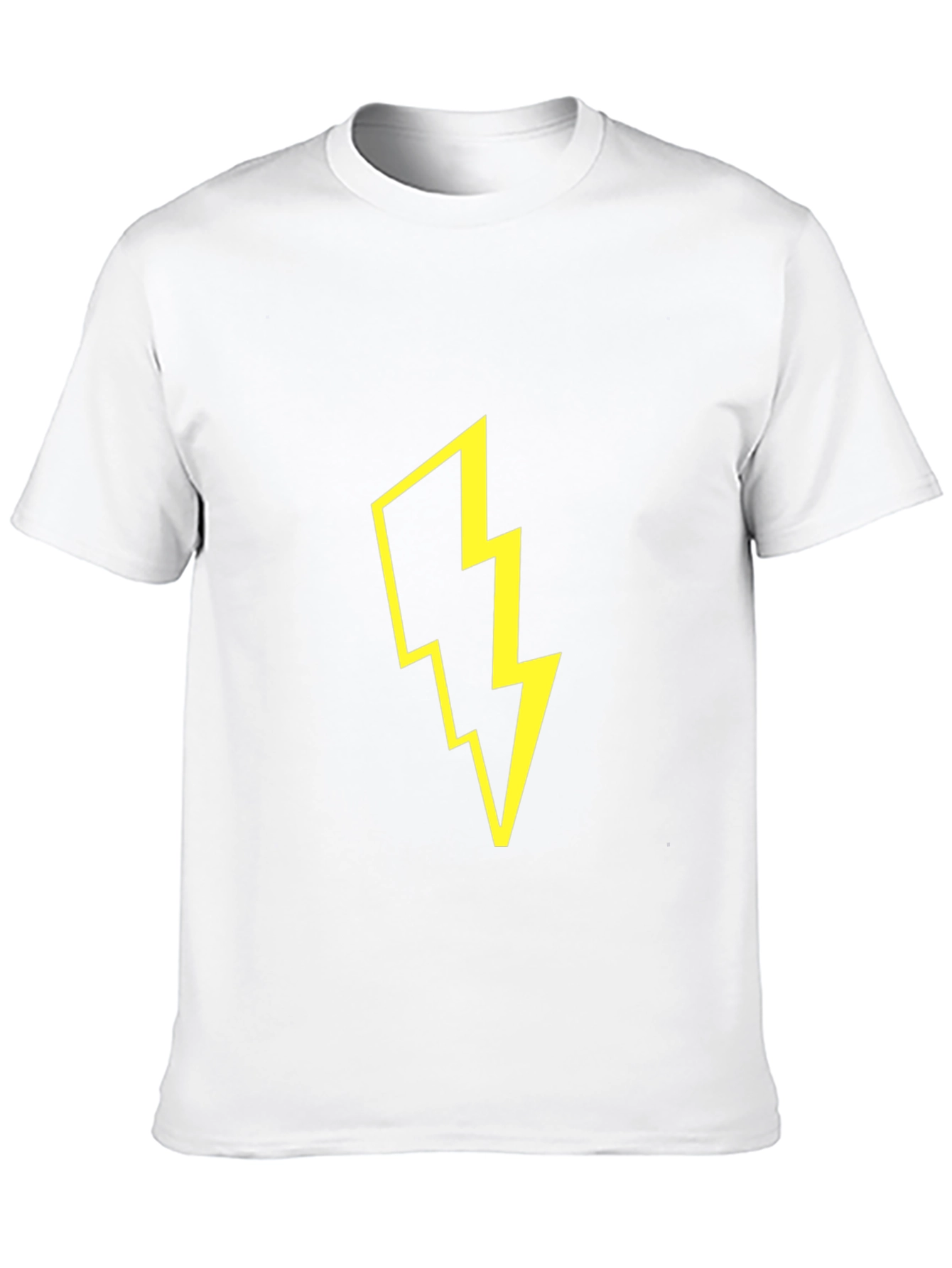 Lightning Bolt Graphic Black T-Shirt