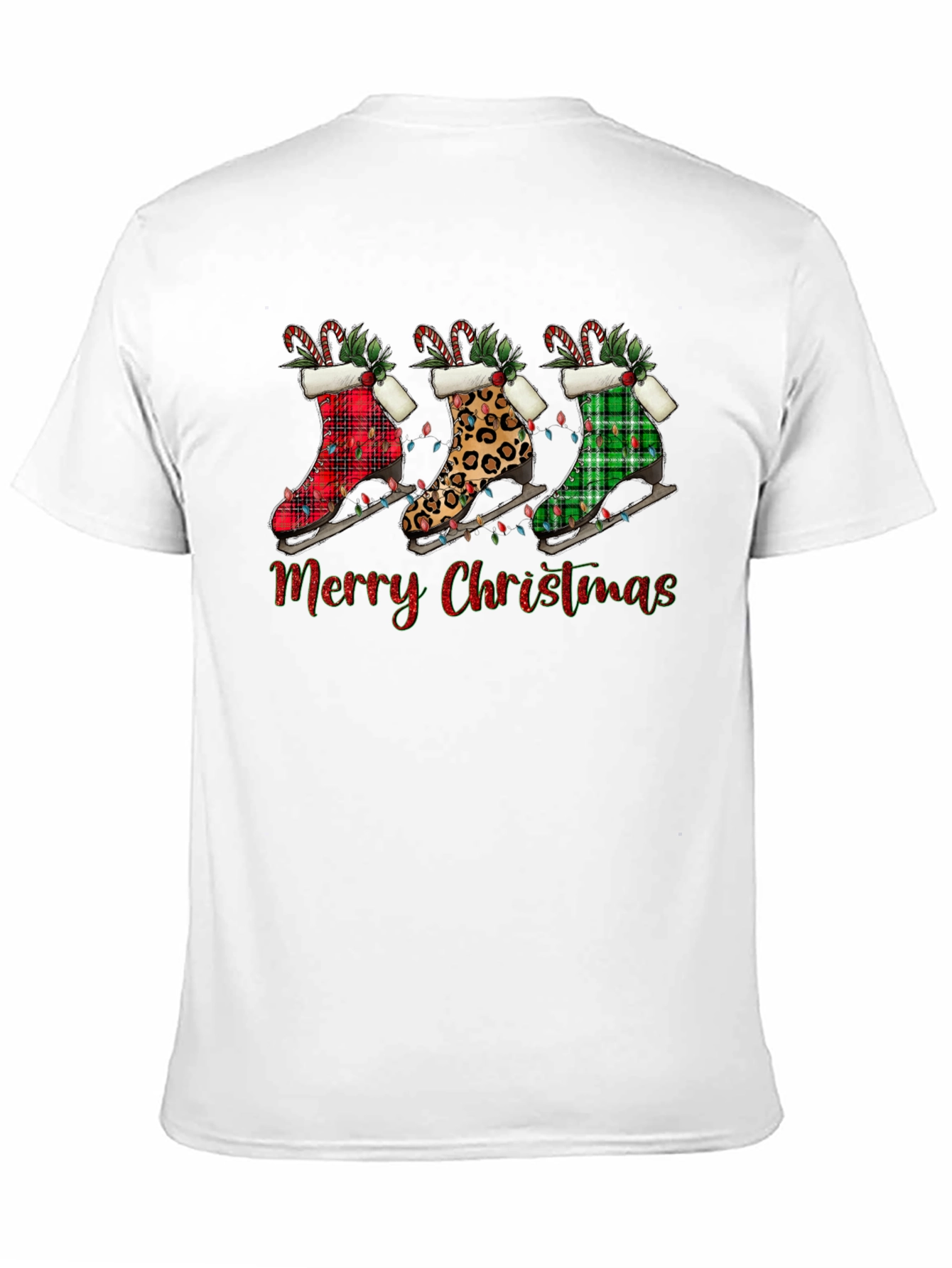 Merry Christmas Ice Skate T-Shirt