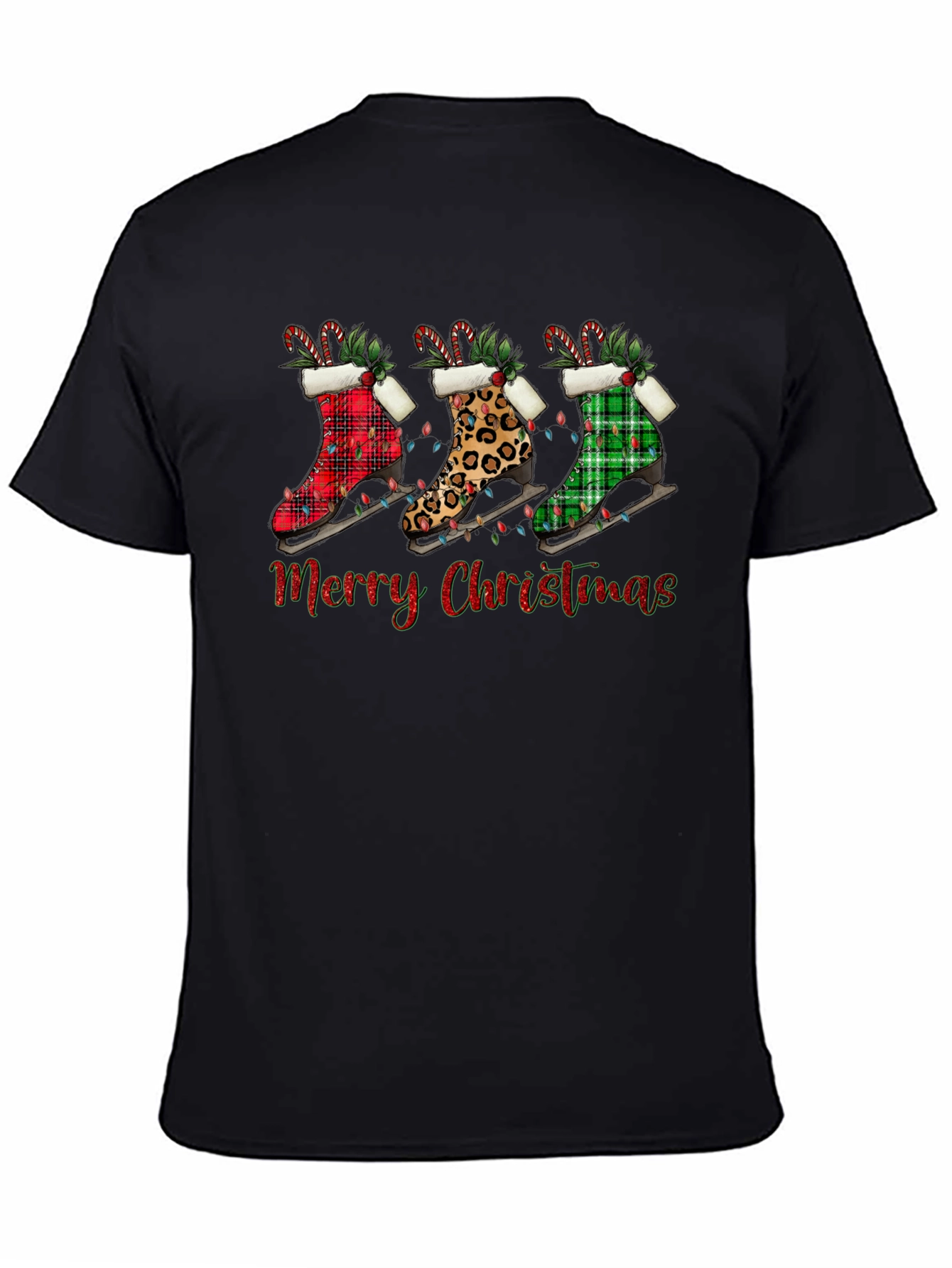 Merry Christmas Ice Skate T-Shirt