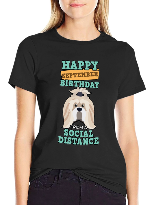 Happy September Birthday Dog Lover T-Shirt