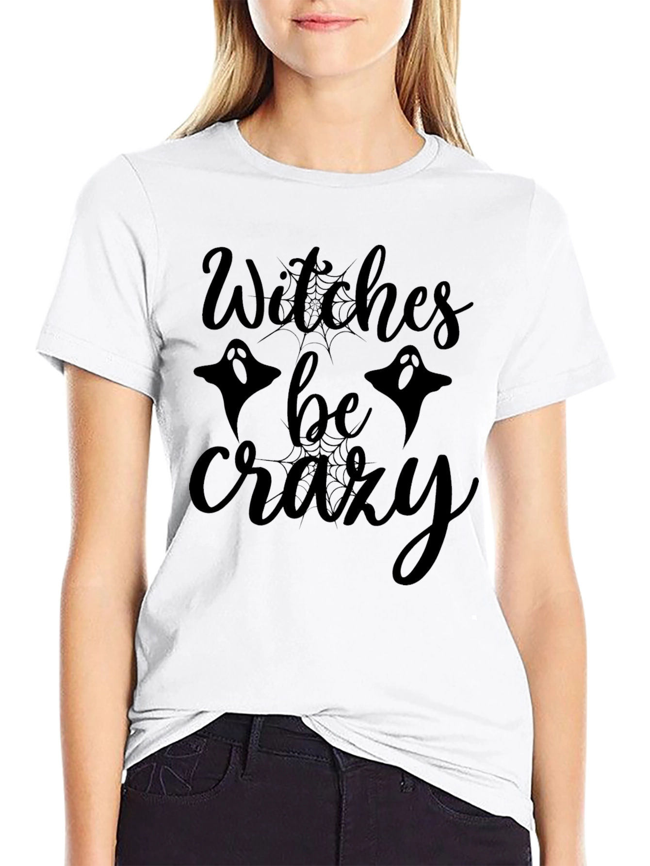 Witches Be Crazy Halloween T-Shirt - Black