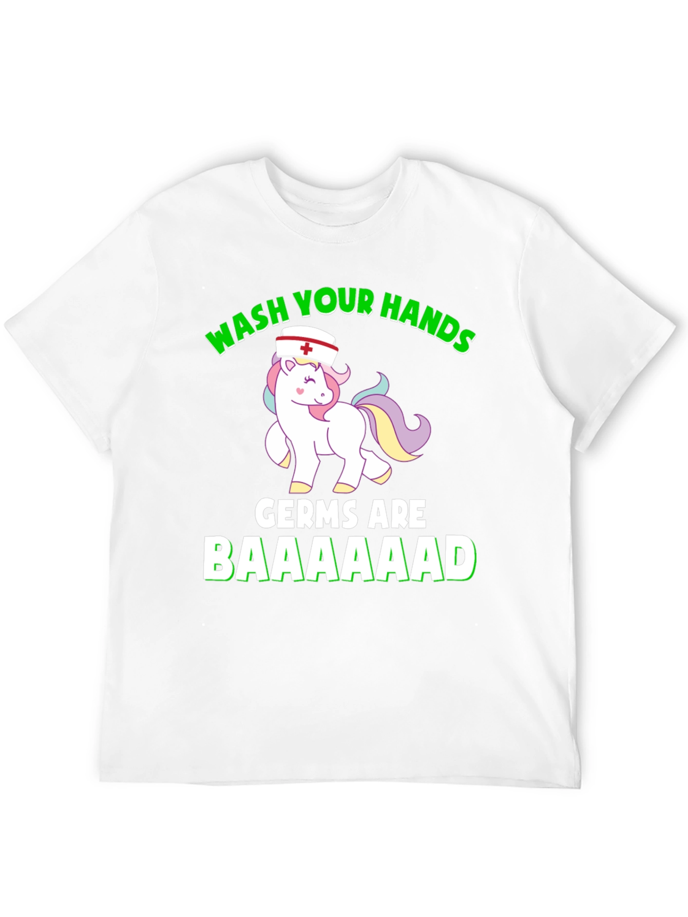 Wash Your Hands Nurse Unicorn T-Shirt