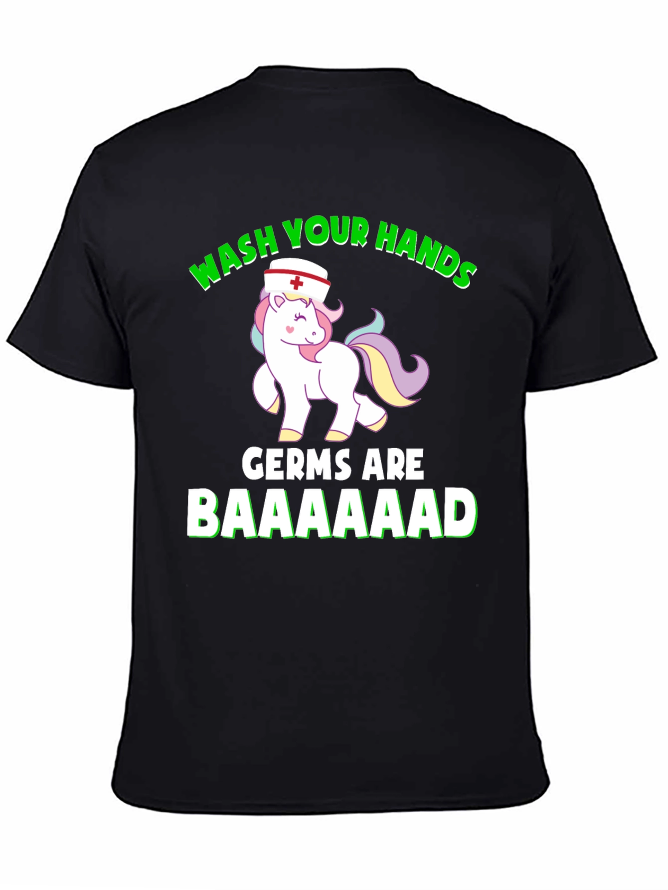 Wash Your Hands Nurse Unicorn T-Shirt