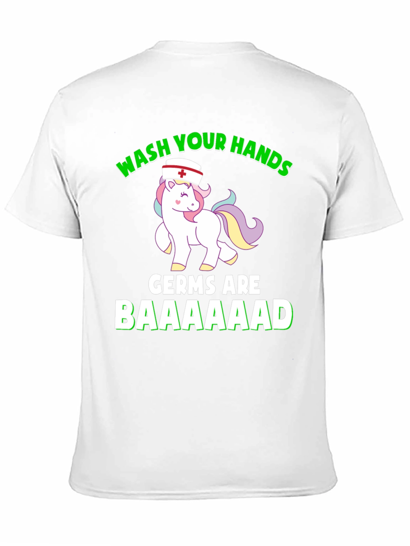 Wash Your Hands Nurse Unicorn T-Shirt