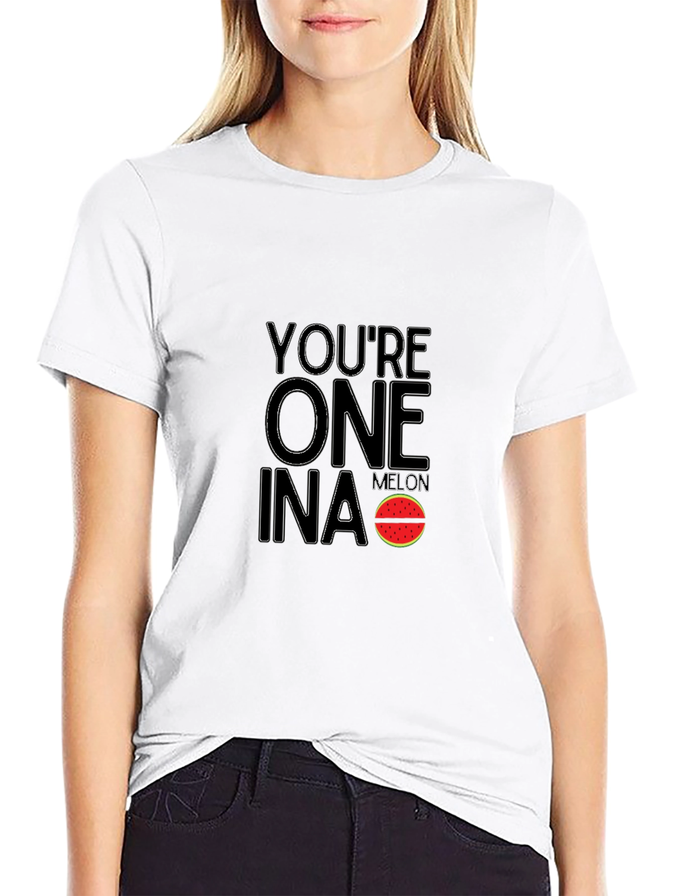 Youre One in a Melon Funny Graphic T-Shirt