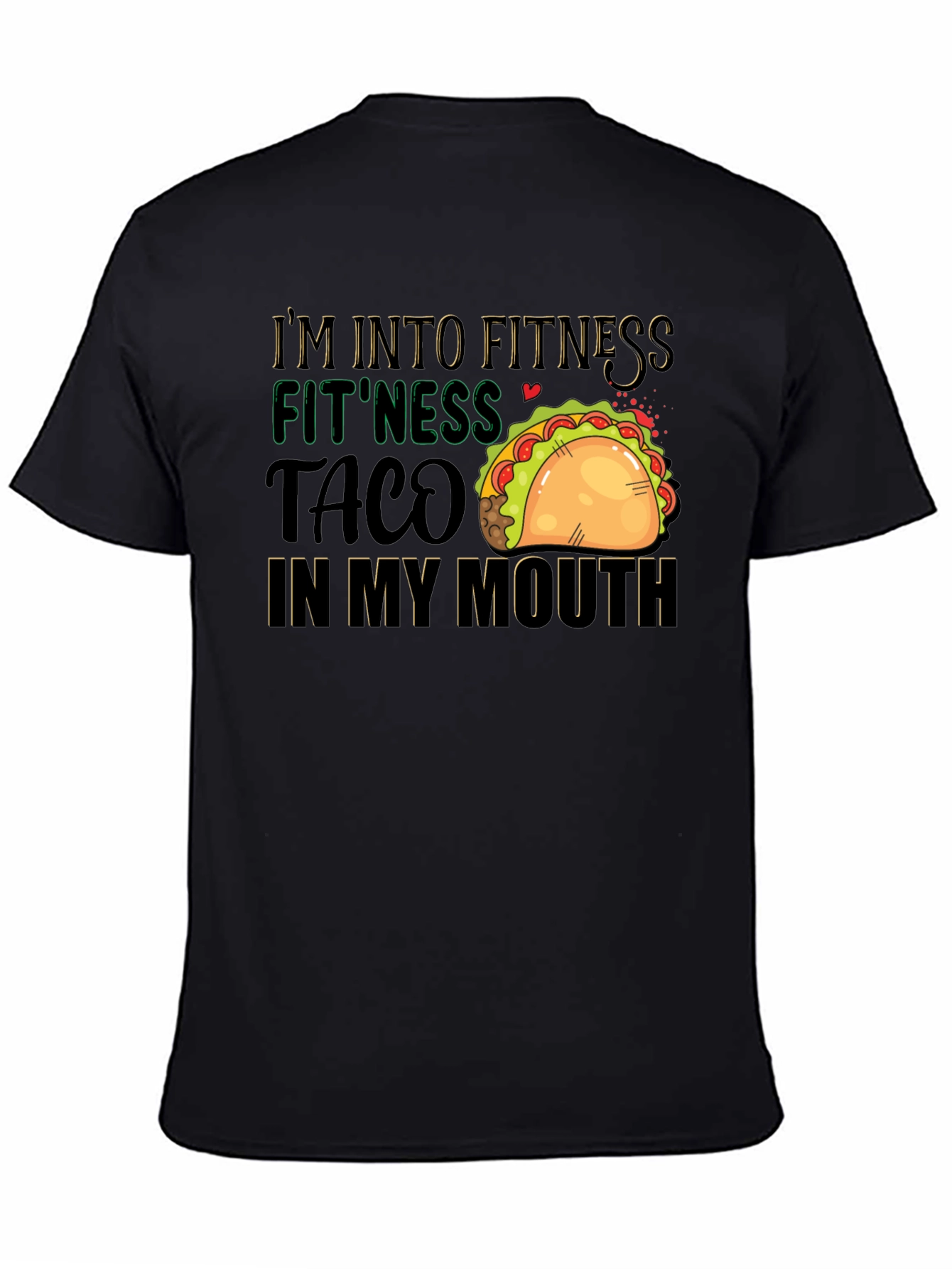 Fitness Taco T-Shirt: Humorous Foodie Workout Tee