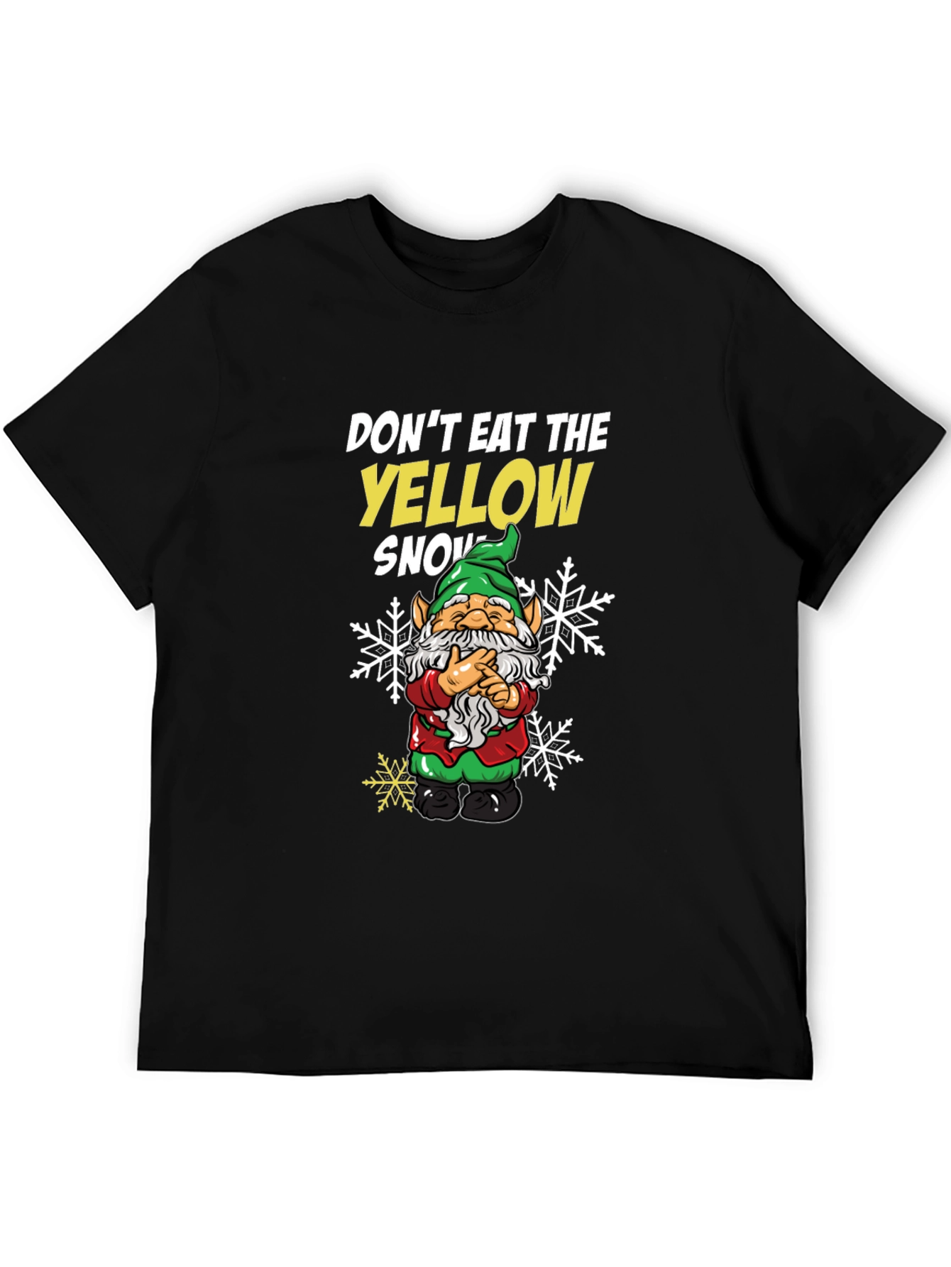 Dont Eat The Yellow Snow Gnome T-Shirt