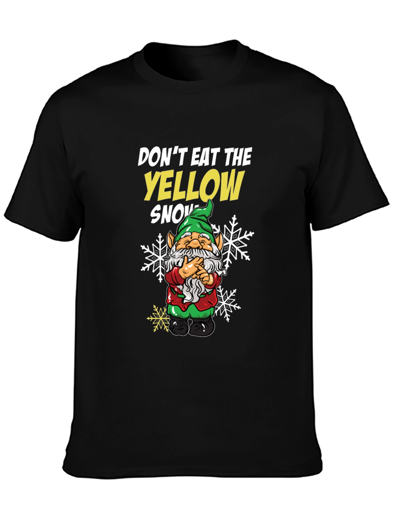 Dont Eat The Yellow Snow Gnome T-Shirt