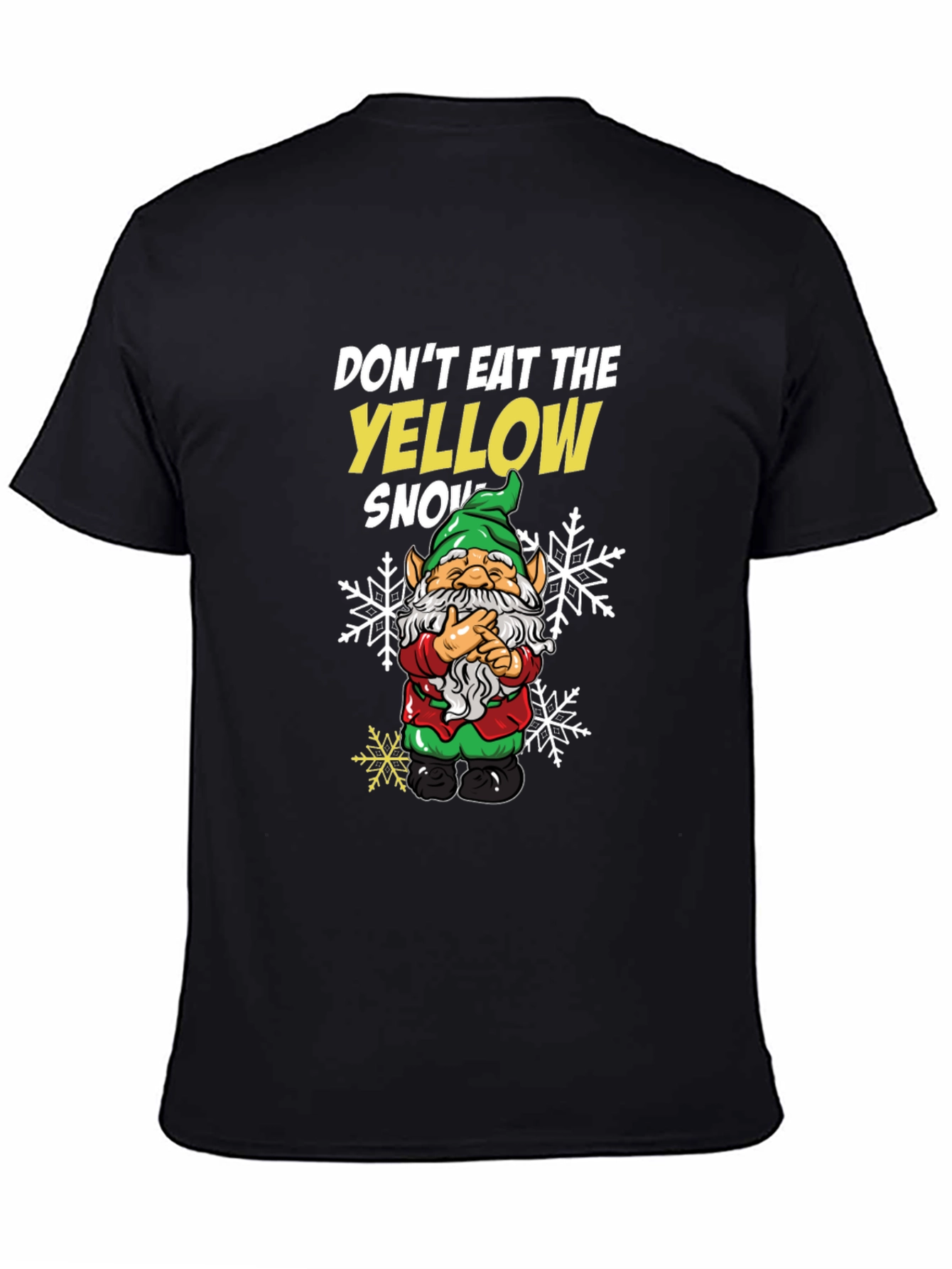 Dont Eat The Yellow Snow Gnome T-Shirt