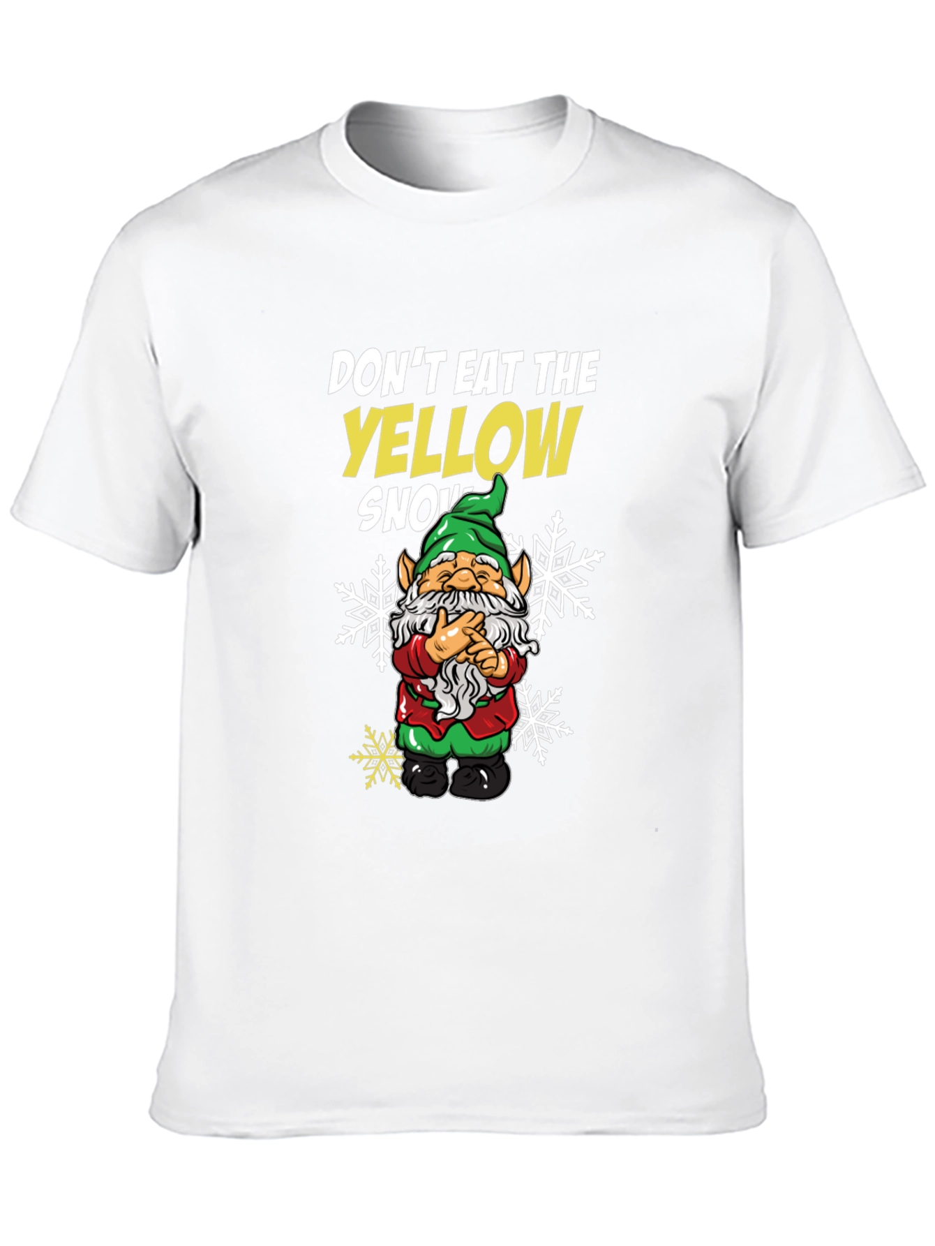 Dont Eat The Yellow Snow Gnome T-Shirt