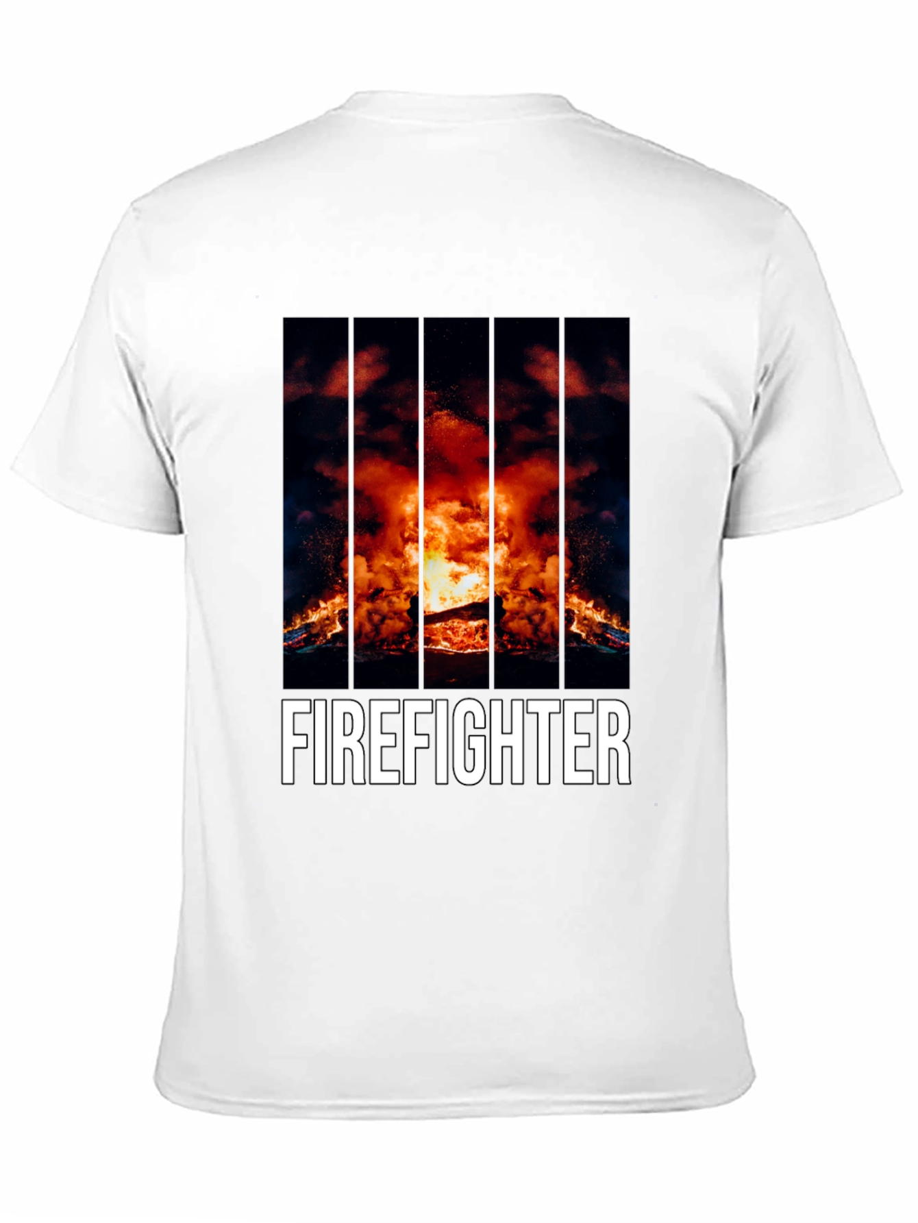 Firefighter Graphic T-Shirt - Bold Design