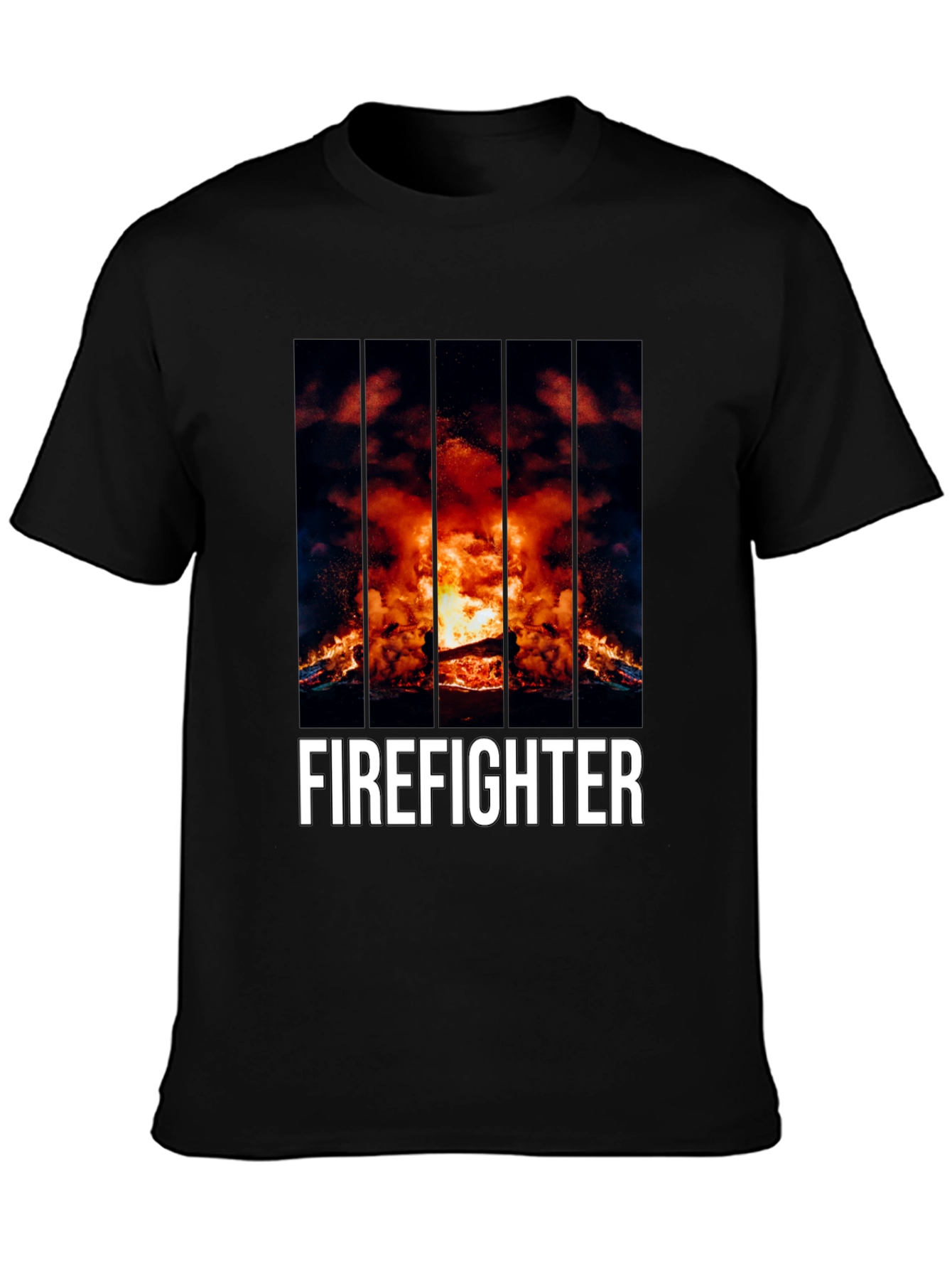 Firefighter Graphic T-Shirt - Bold Design