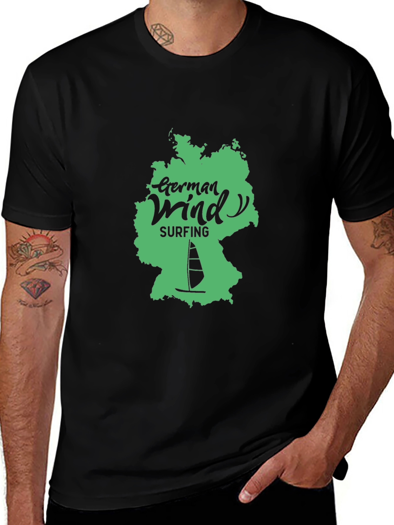 German Wind Surfing T-Shirt