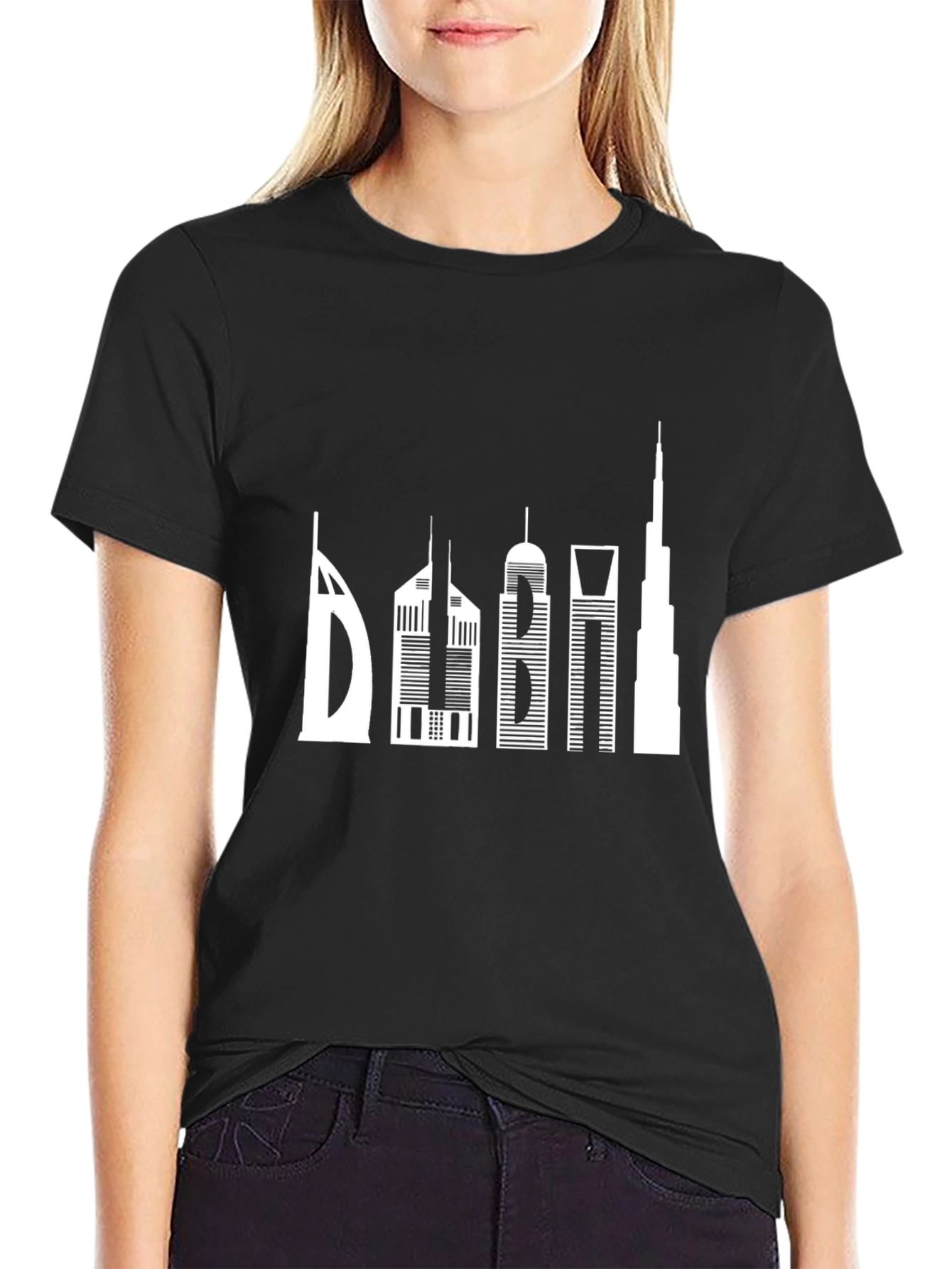 Dubai Skyline T-Shirt - Graphic Print