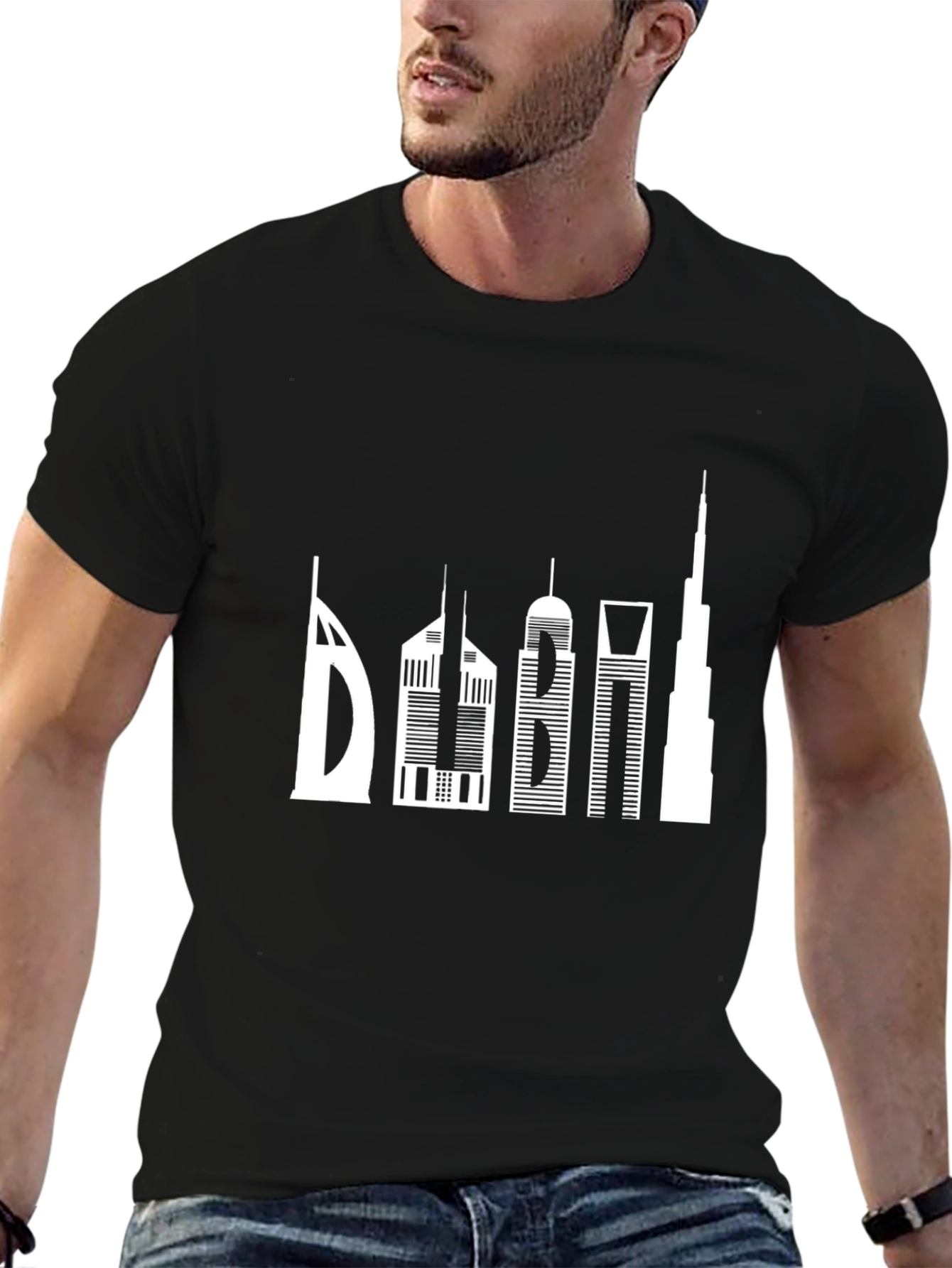 Dubai Skyline T-Shirt - Graphic Print