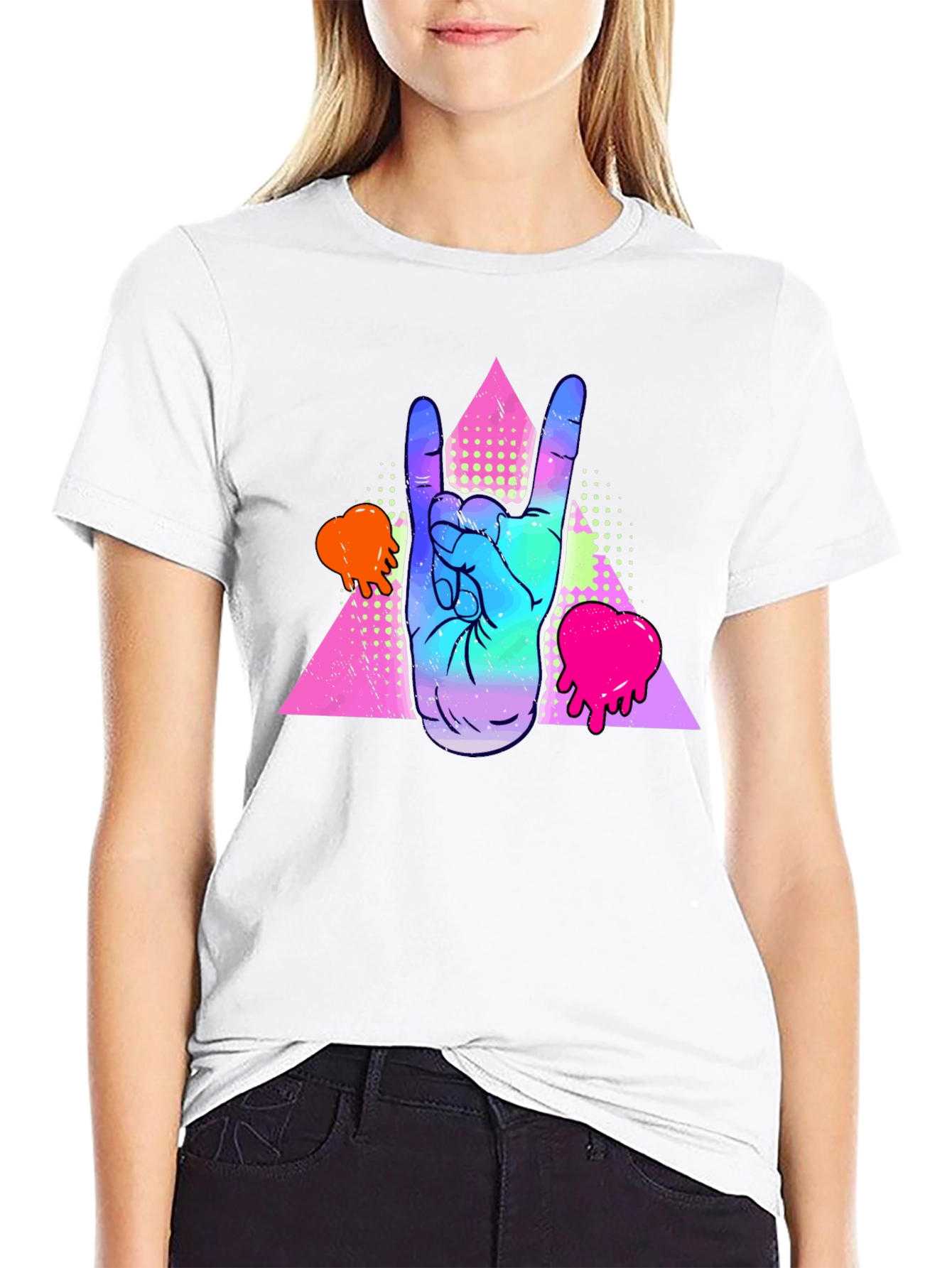 Rock On Graphic Tee - Retro Vibes