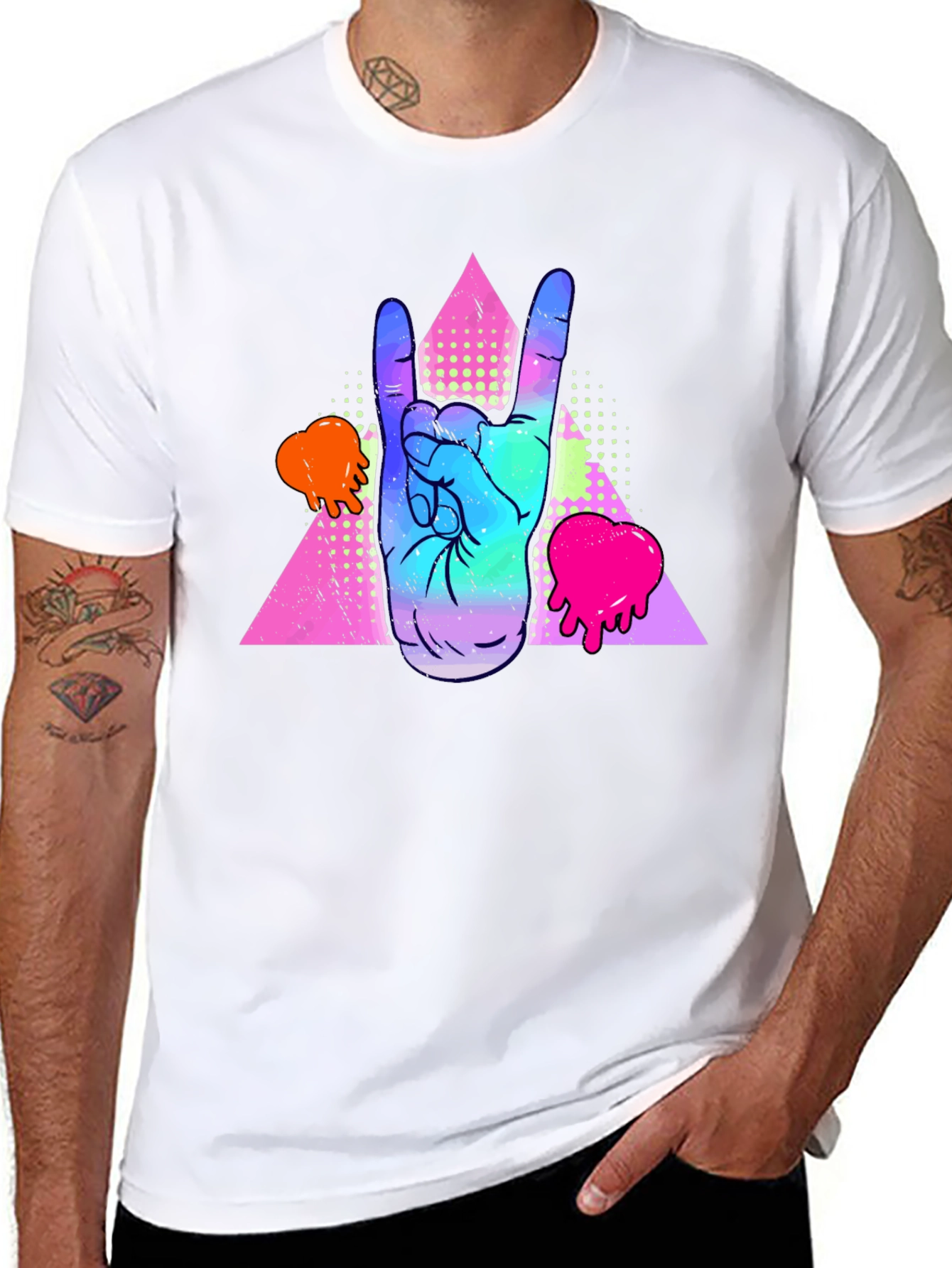 Rock On Graphic Tee - Retro Vibes