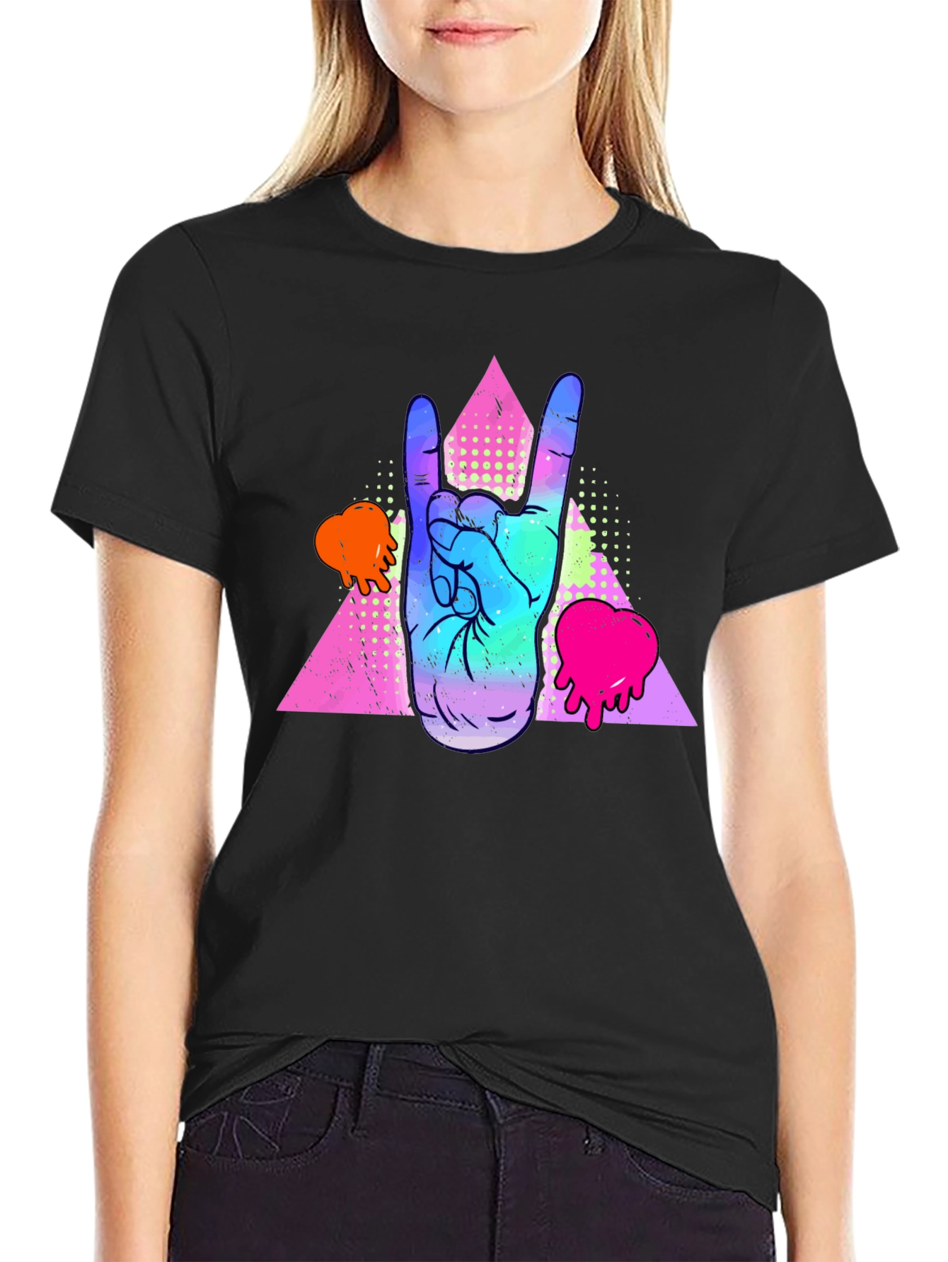 Rock On Graphic Tee - Retro Vibes