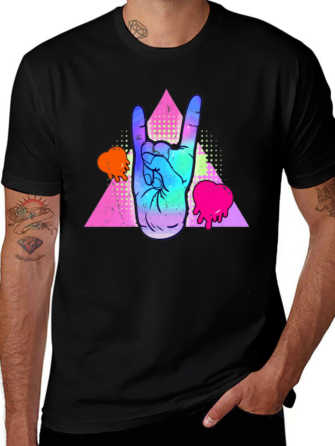 Rock On Graphic Tee - Retro Vibes