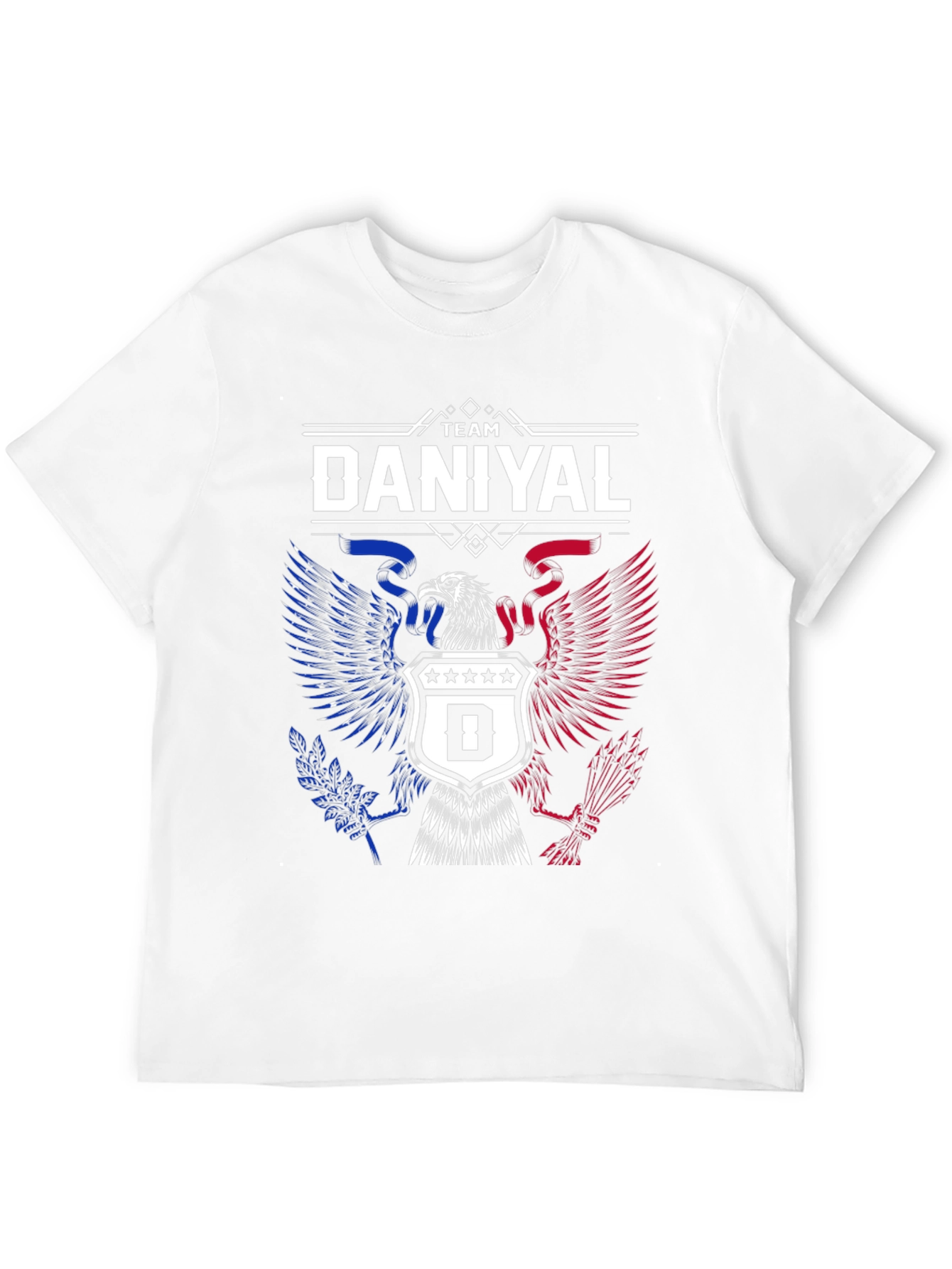 Team Daniyal Eagle Crest Graphic T-Shirt