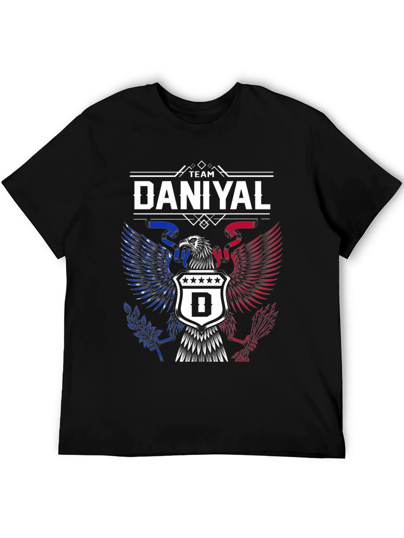 Team Daniyal Eagle Crest Graphic T-Shirt