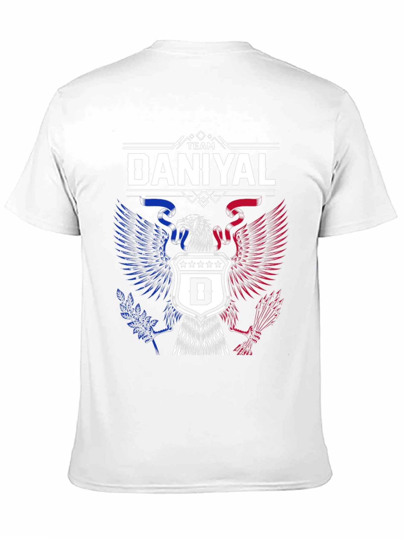 Team Daniyal Eagle Crest Graphic T-Shirt