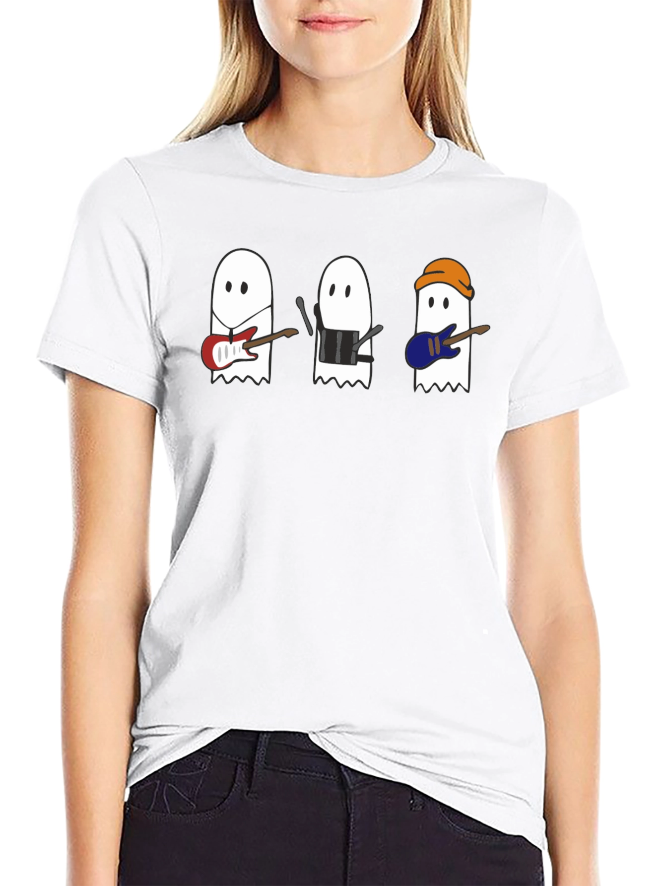 Ghost Band T-Shirt - Spooky Music Tee