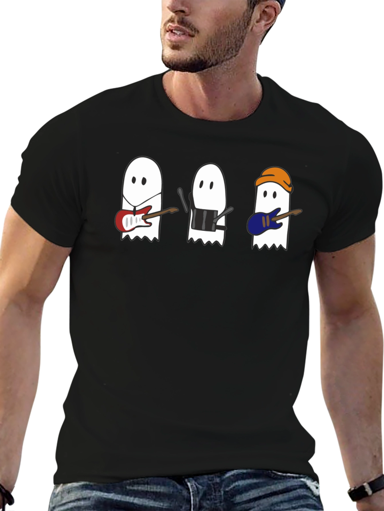 Ghost Band T-Shirt - Spooky Music Tee