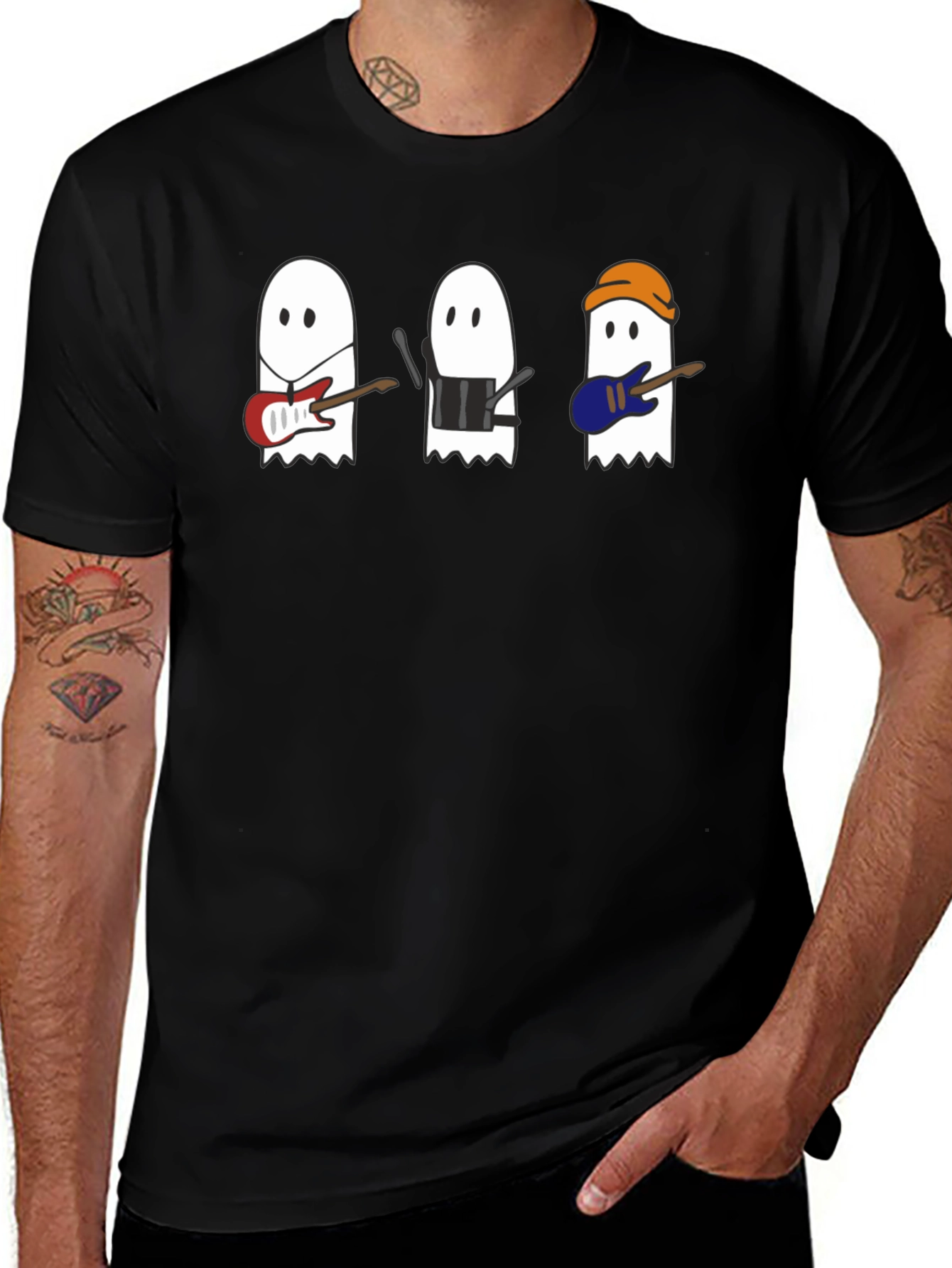 Ghost Band T-Shirt - Spooky Music Tee