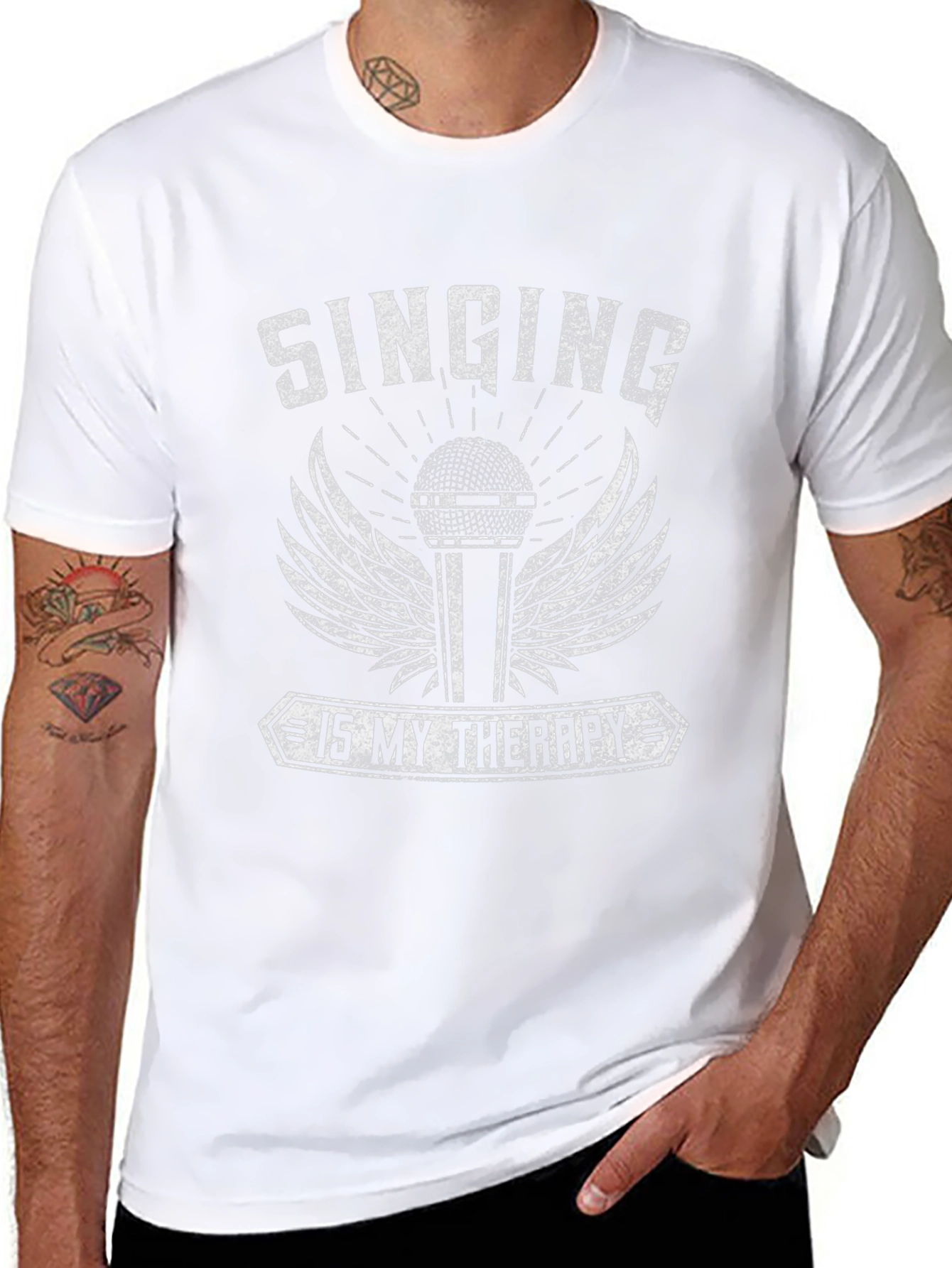 Singing is My Therapy Graphic Tee