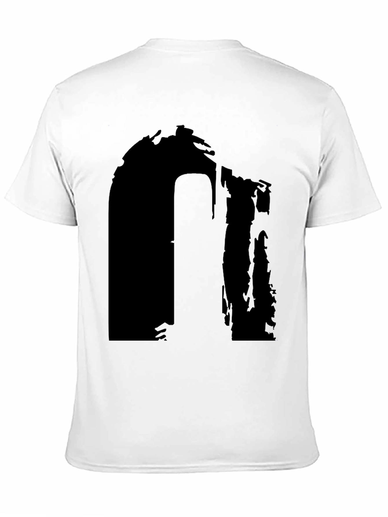 Abstract Black Graphic T-Shirt