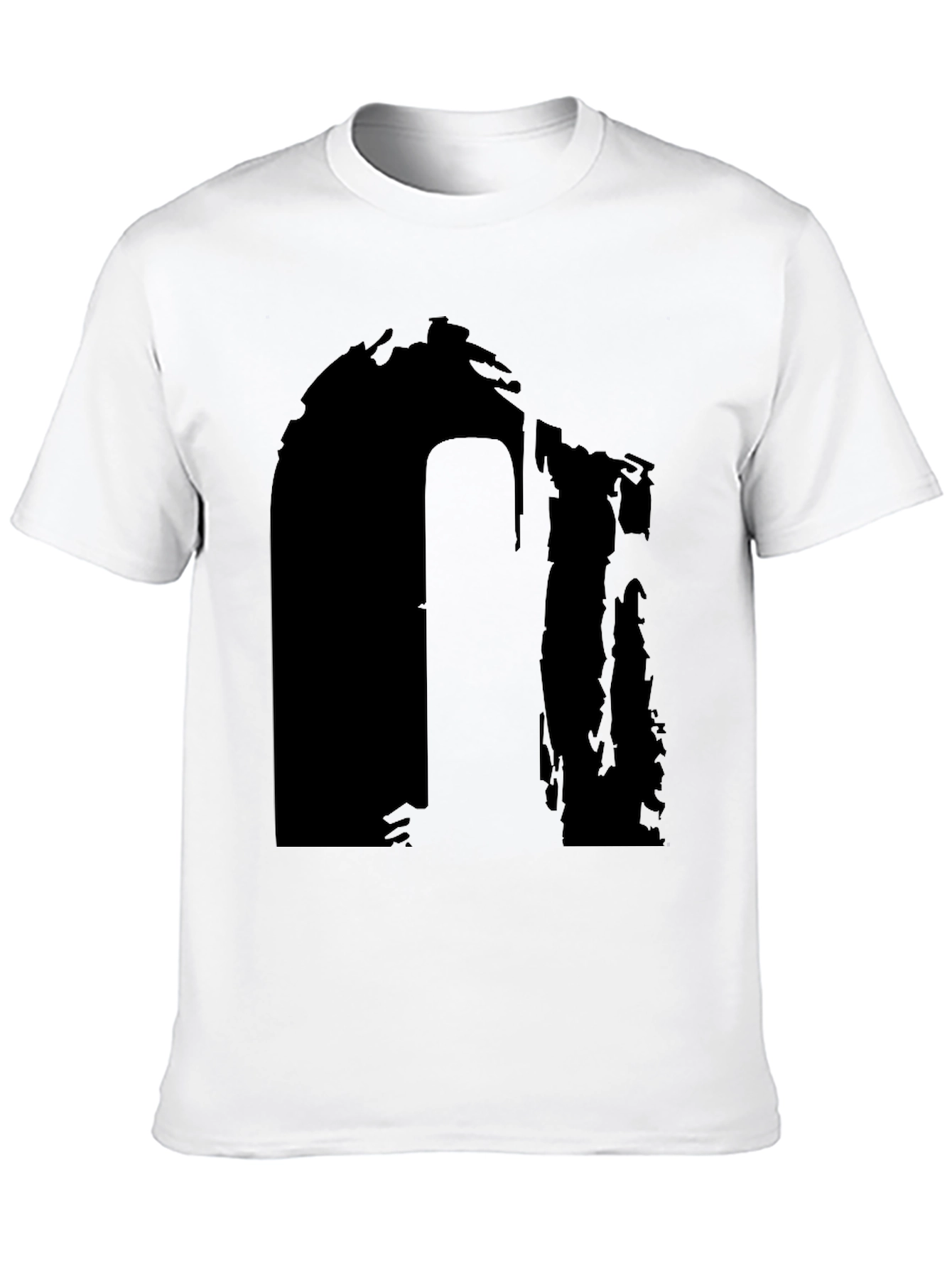 Abstract Black Graphic T-Shirt