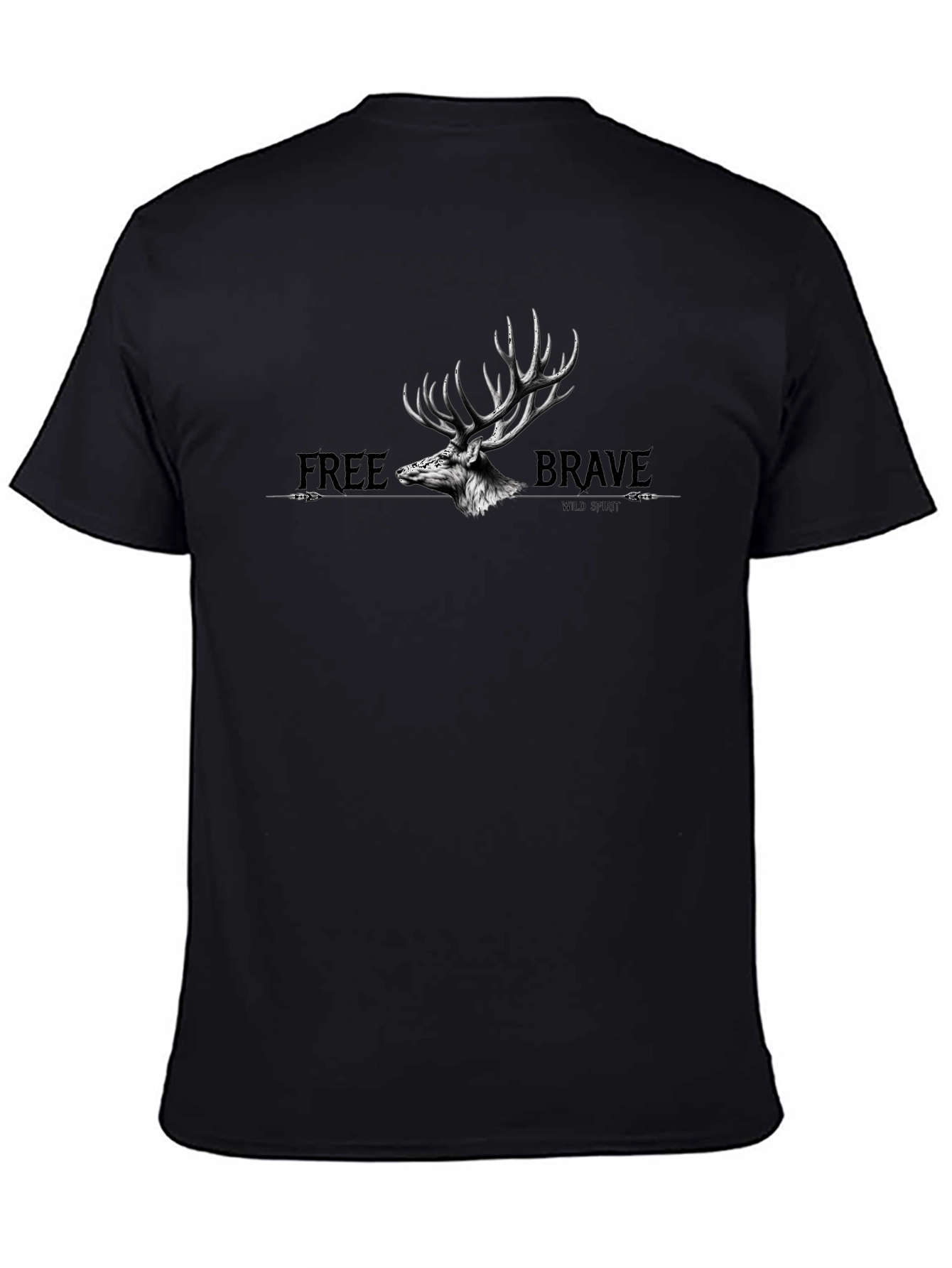 Free Brave Wild Spirit Graphic Tee