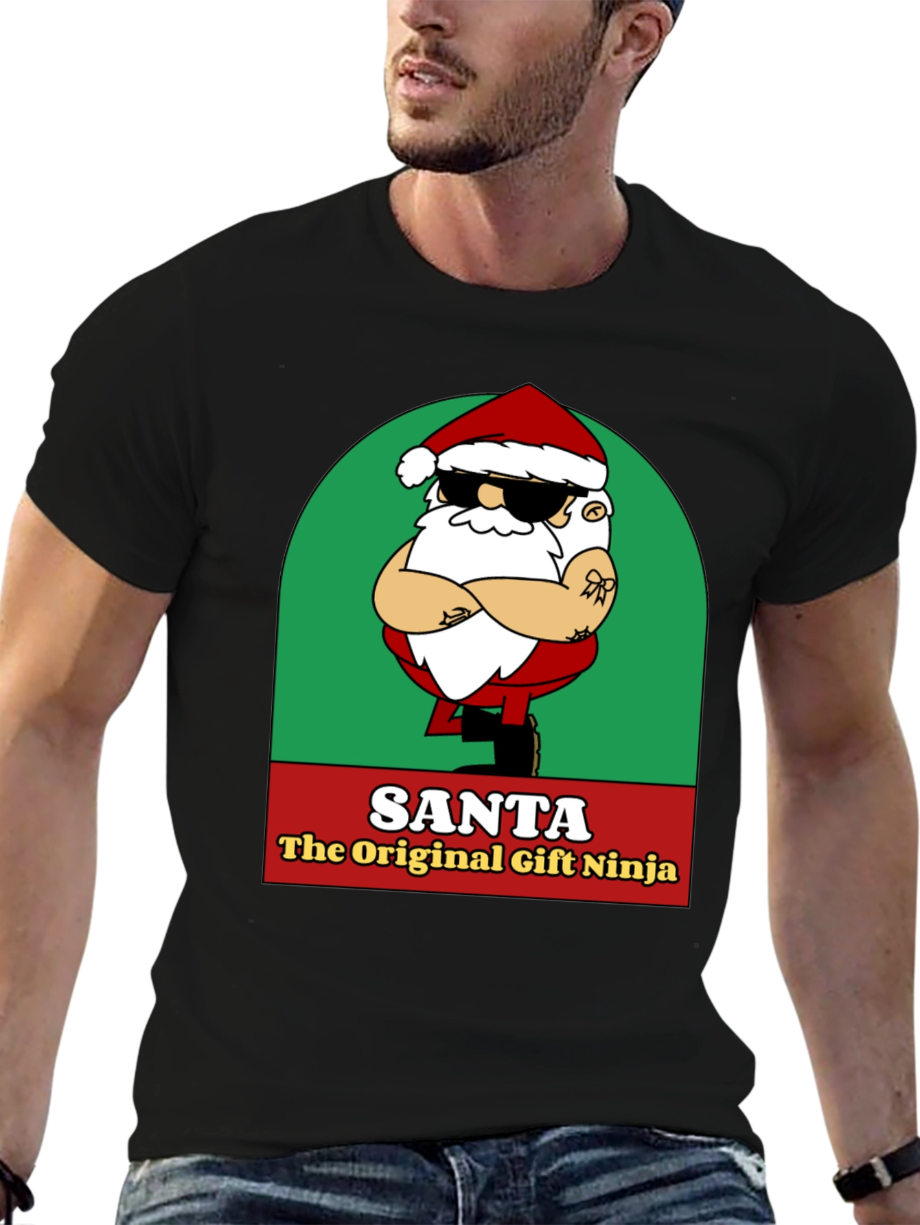 Santa the Original Gift Ninja Graphic Tee