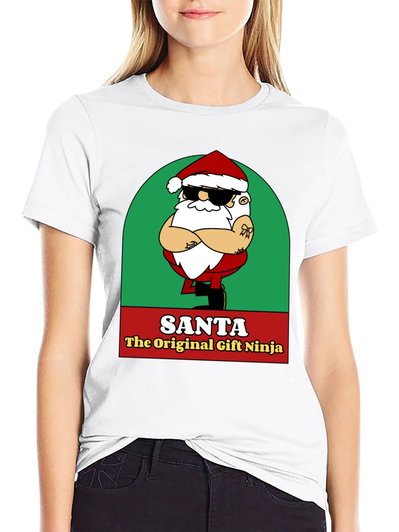 Santa the Original Gift Ninja Graphic Tee