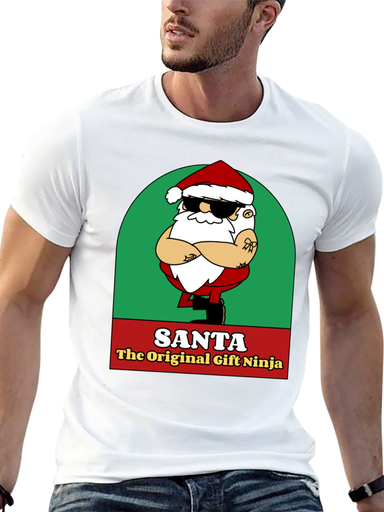 Santa the Original Gift Ninja Graphic Tee