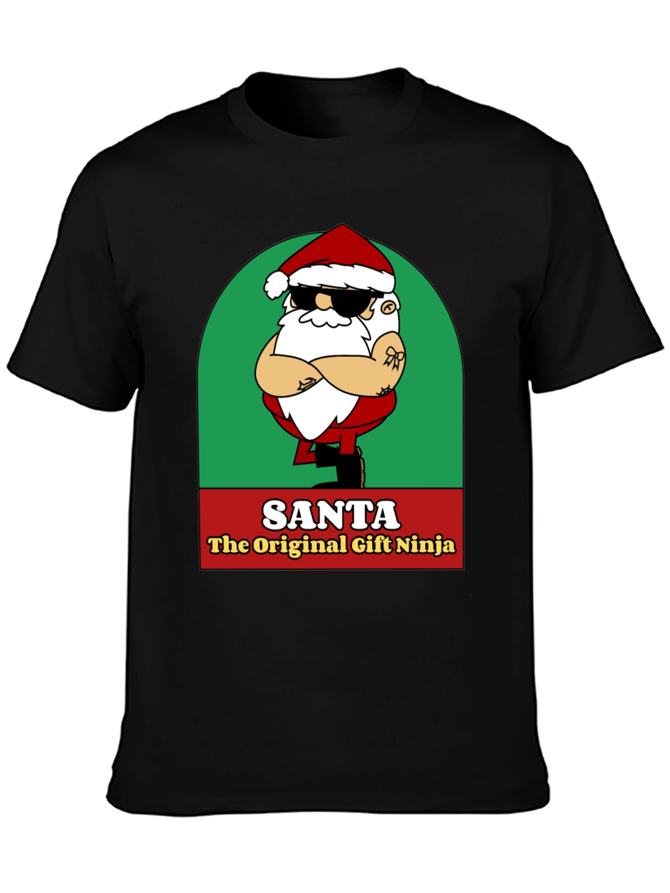 Santa the Original Gift Ninja Graphic Tee